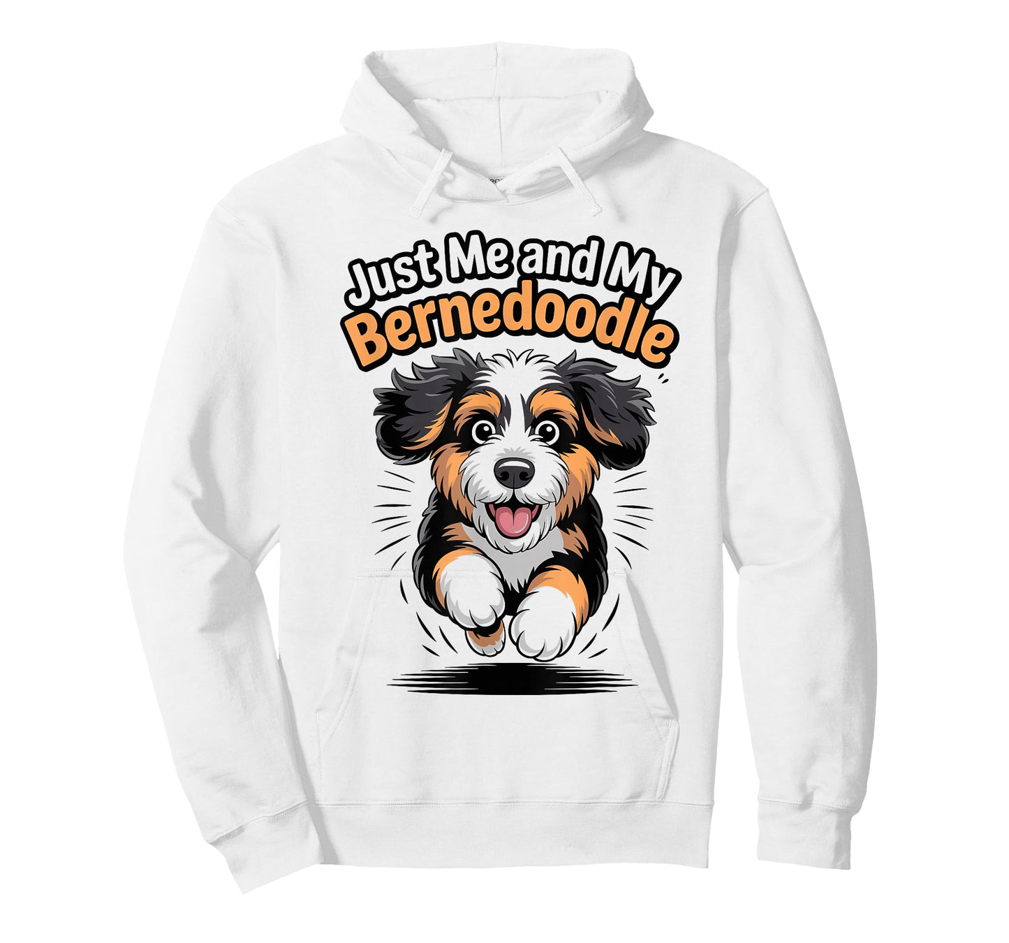 Just Me and My Bernedoodle Funny Cute Pet Dog Lover Style T-Shirt