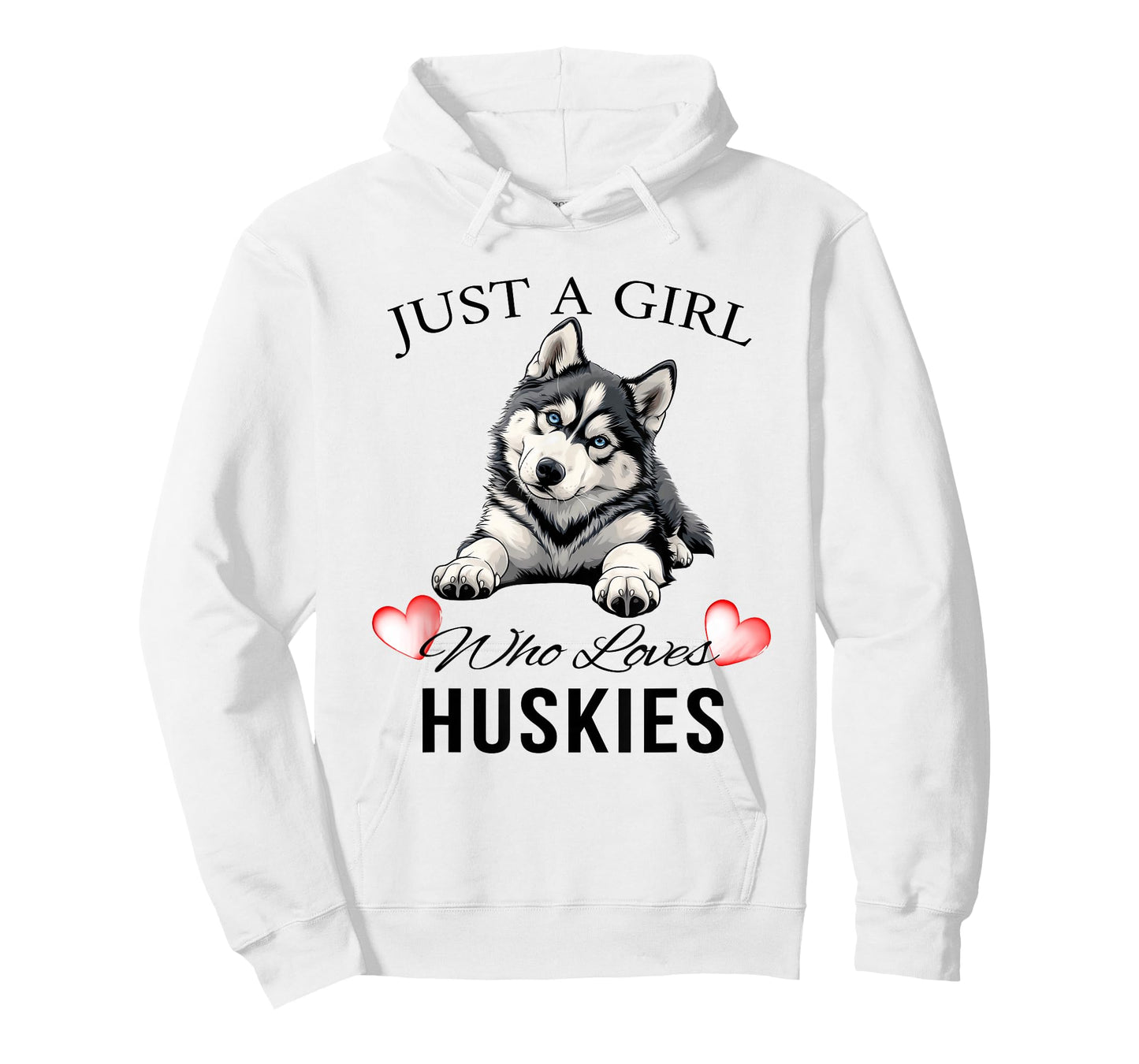 Just a Girl Who Loves Huskies Cute T-Shirt