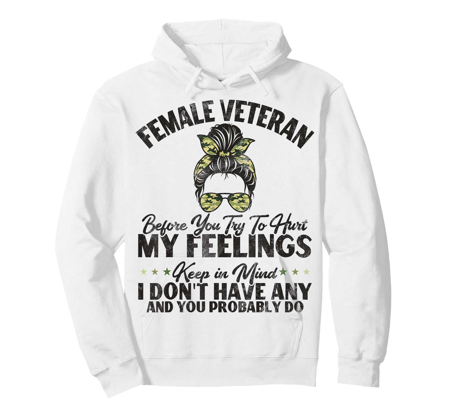 Female Veteran Veteran's Day Women Veteran Soldier Patriotic T-Shirt