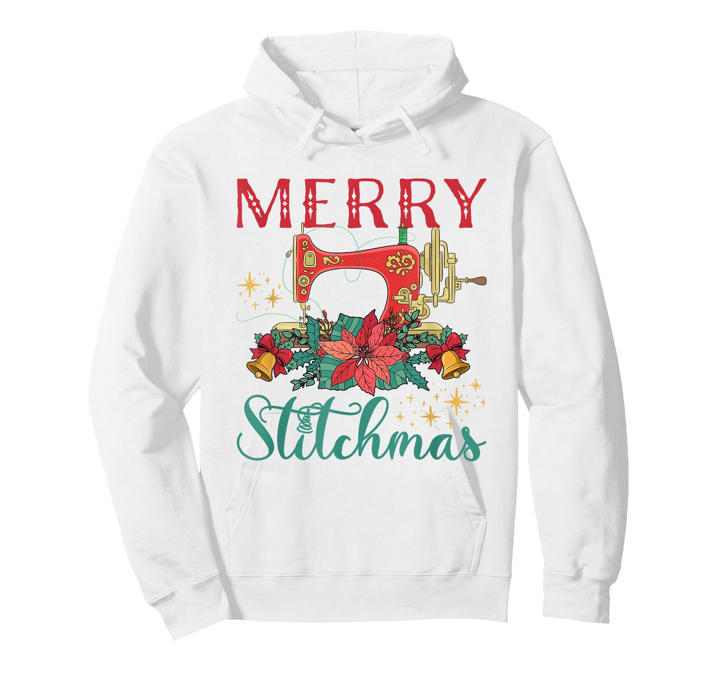 Christmas Sewing Machine Merry Stitchmas T-Shirt