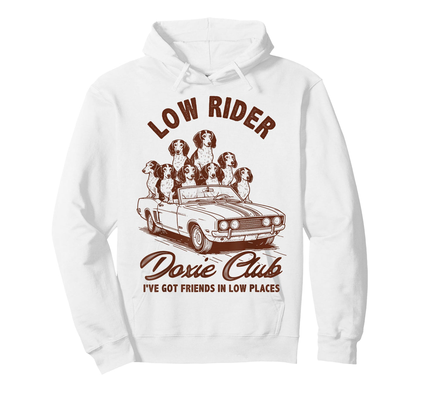 Dachshund Lover Doxie Mom Wiener Dog Low Rider Doxie Club T-Shirt