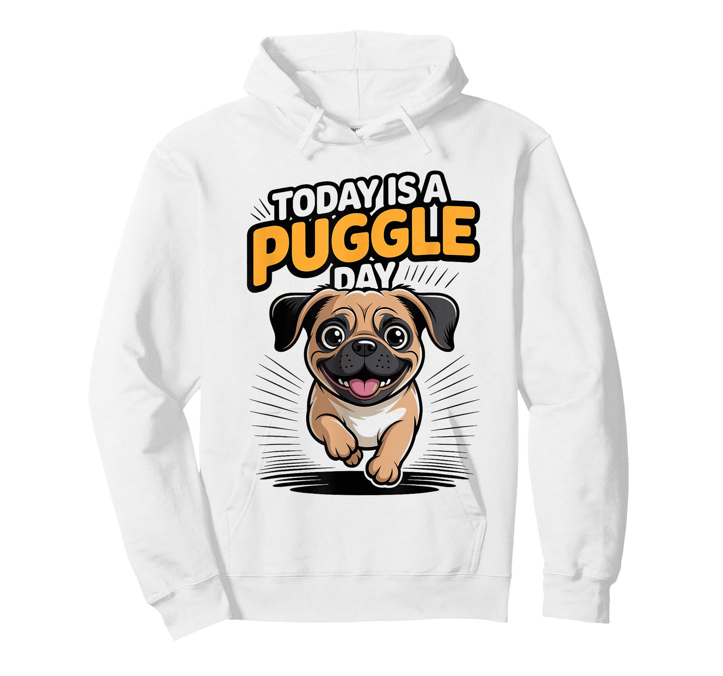 Today is A Puggle Day Cute Funny Designer Dog Mix Breed Pet T-Shirt