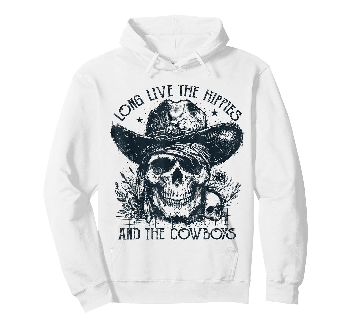 Long Live The Hippies And The Cowboys Country T-Shirt