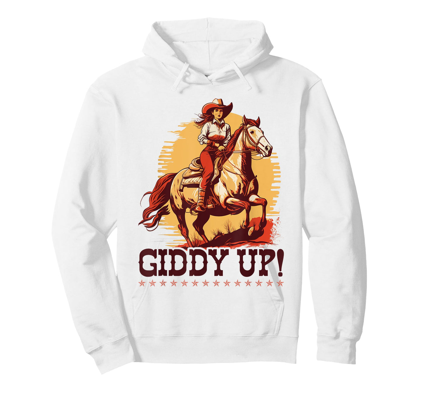 Country Giddy Up, Bronc Horse Riding Giddy Up Cowgirl T-Shirt
