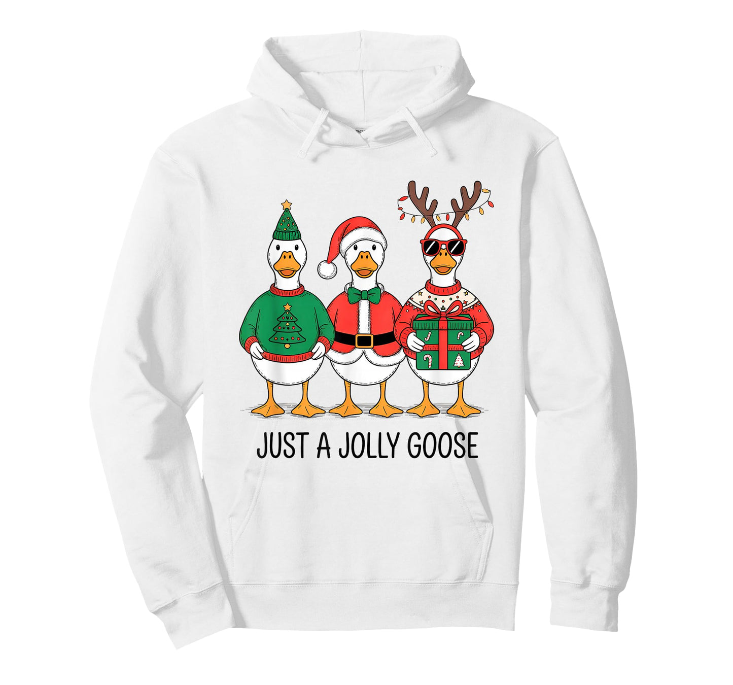 Just A Jolly Goose Christmas Holiday T-Shirt