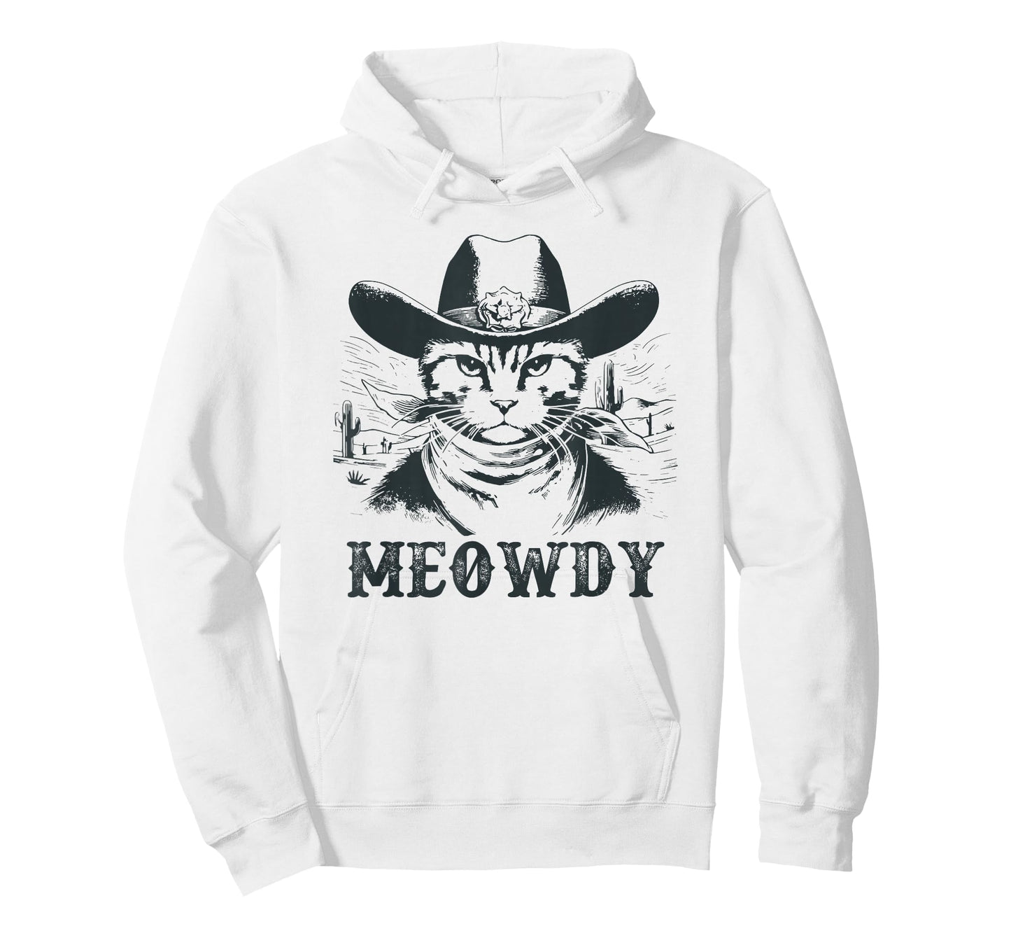 Meowdy - Mashup Between Meow and Howdy - Funny Cat Meme T-Shirt