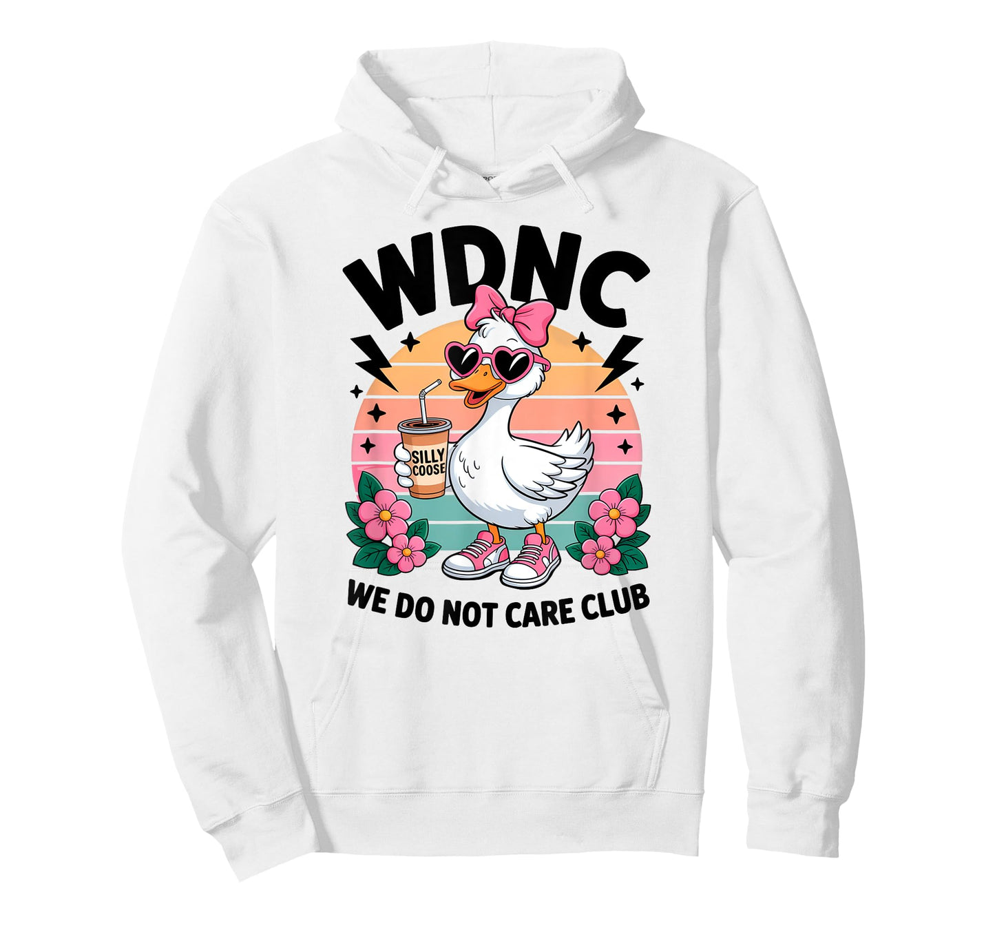 WDNC We Do Not Care Club Retro Gifts Women Menopause T-Shirt