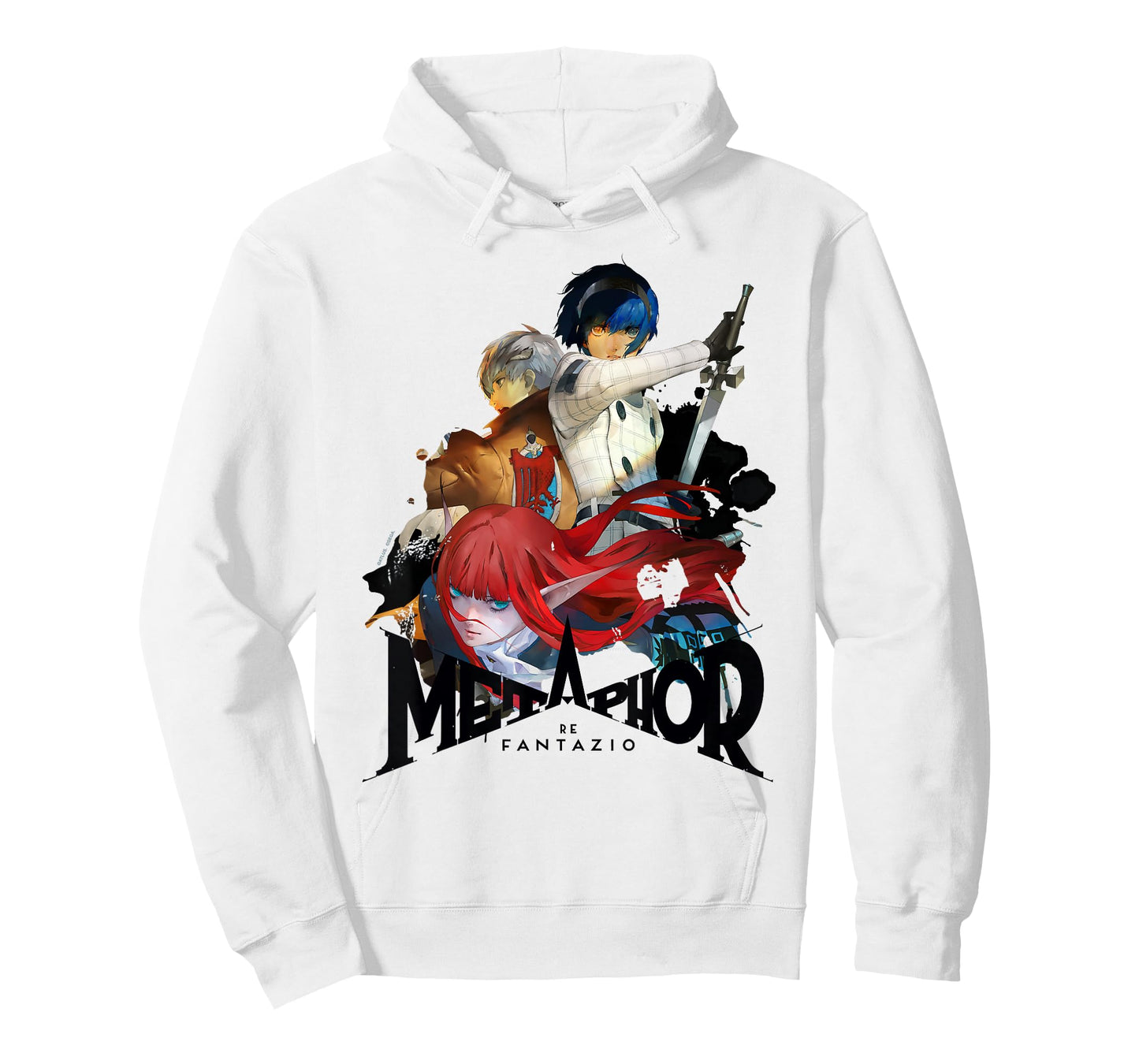 Metaphor: ReFantazio Key Art Trio (Black Logo) ATLUS T-Shirt