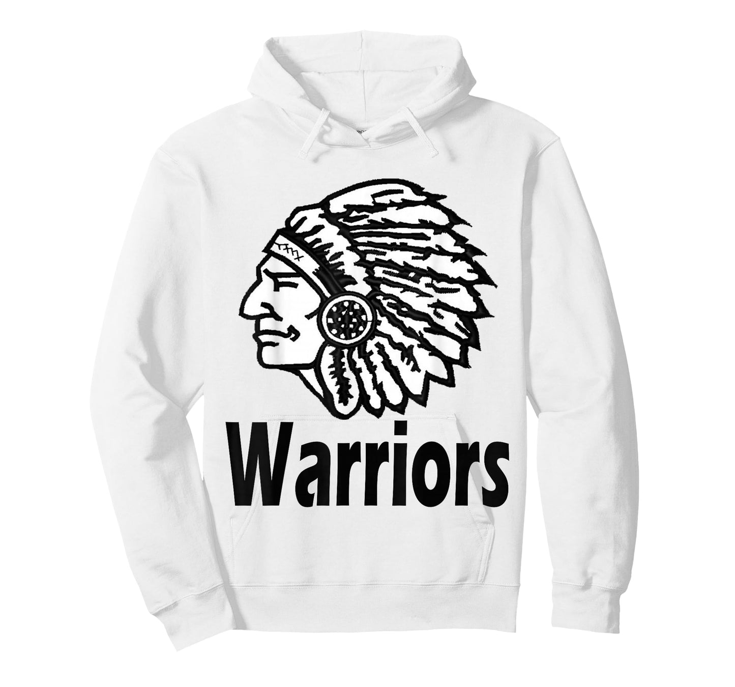 School Spirit Indian Head Warriors T-Shirt T-Shirt