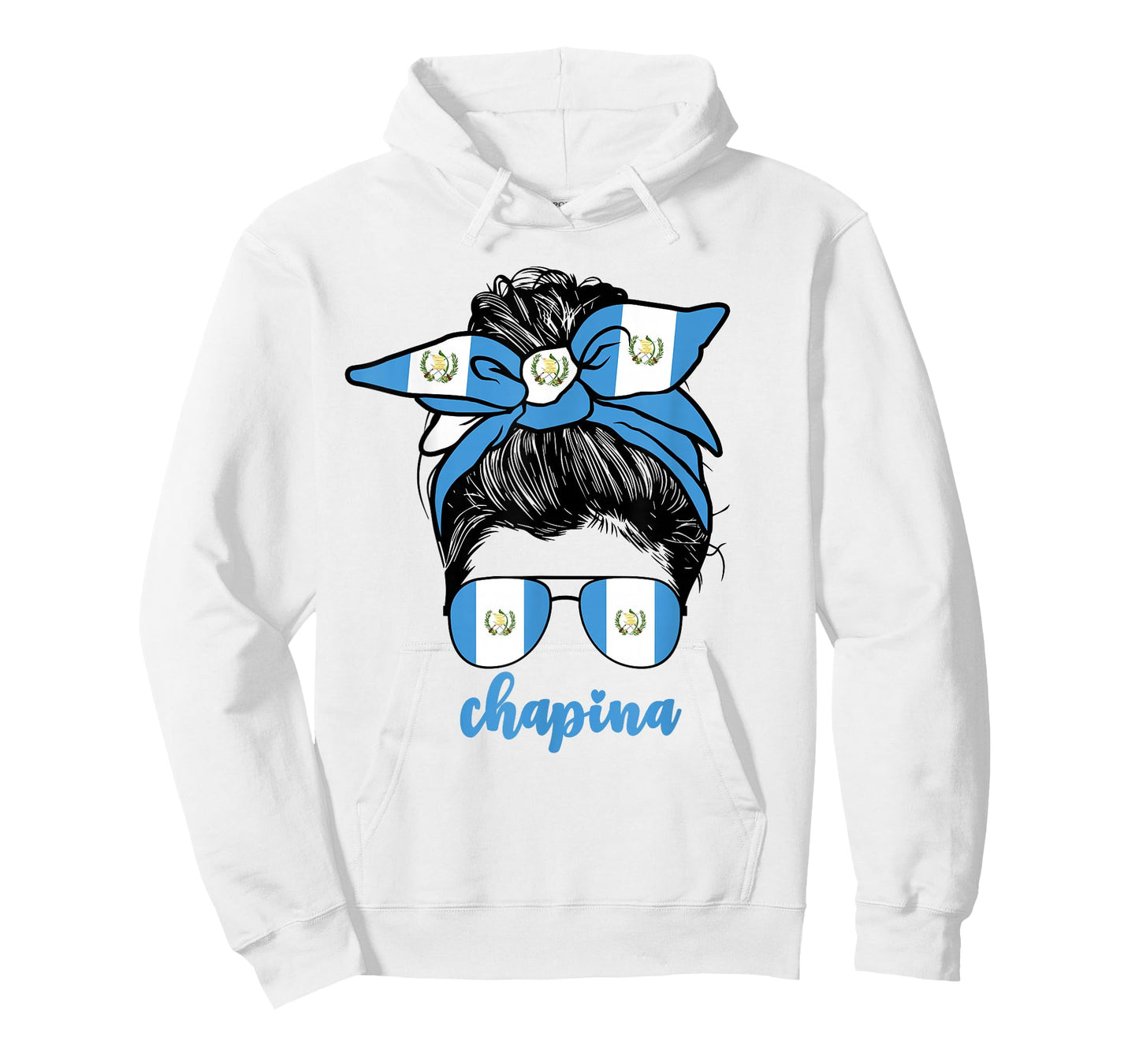 Chapina Guatemalan Women Girls Guatemala Flag Girl Woman T-Shirt