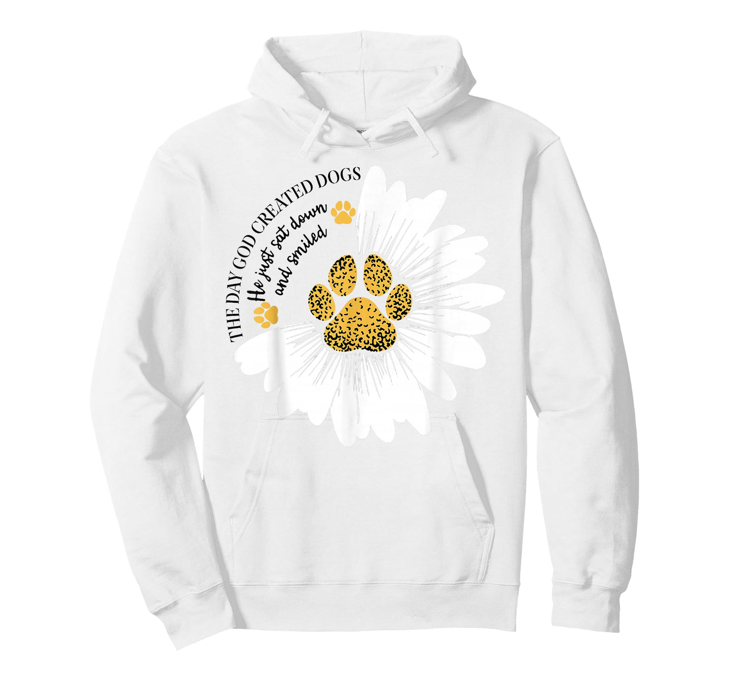 The Day God Created Dogs He Just Sat Dogs And Smiled T-Shirt