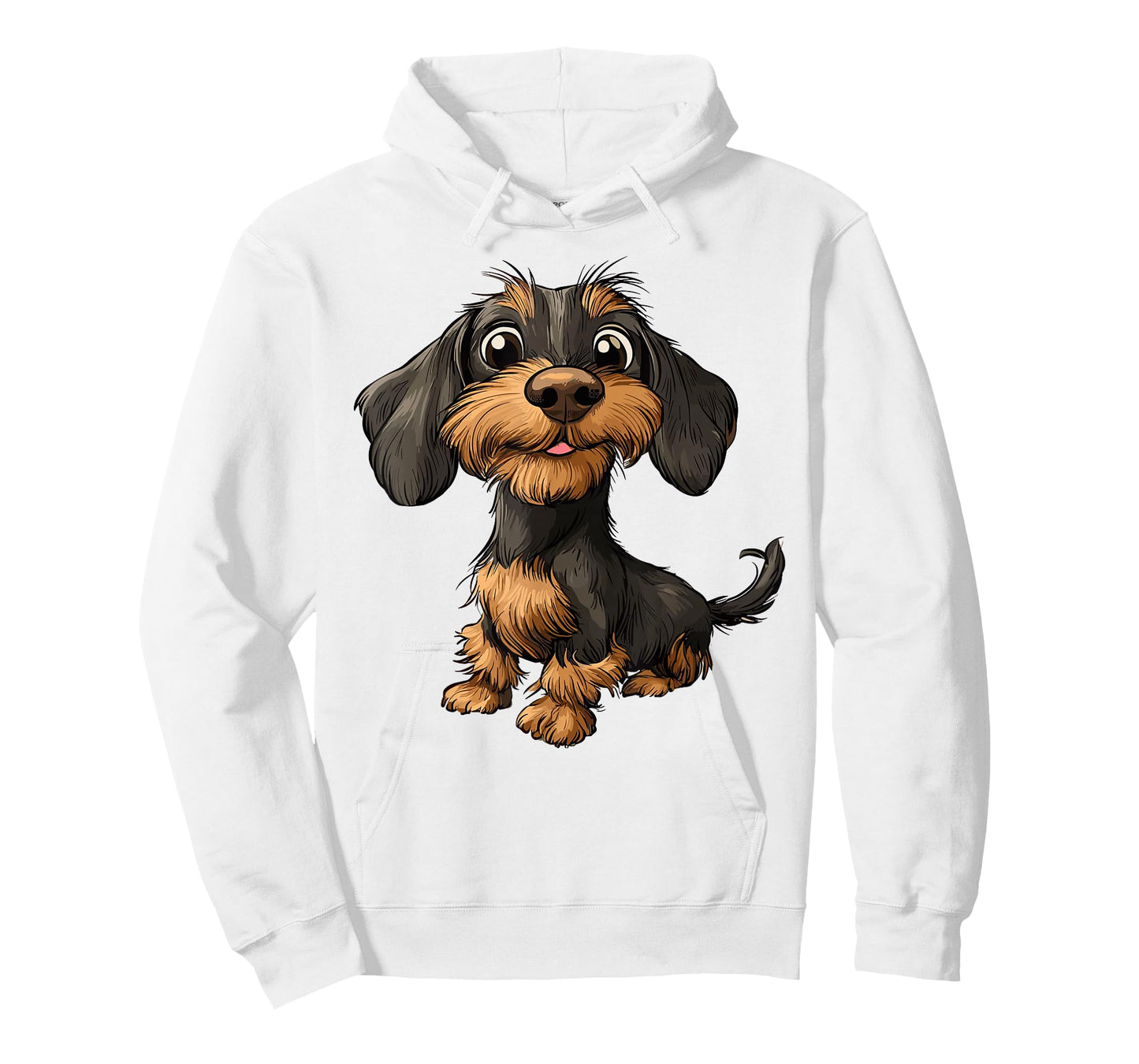 Wirehaired Dachshund Teckel Dog Hunting funny Portrait T-Shirt