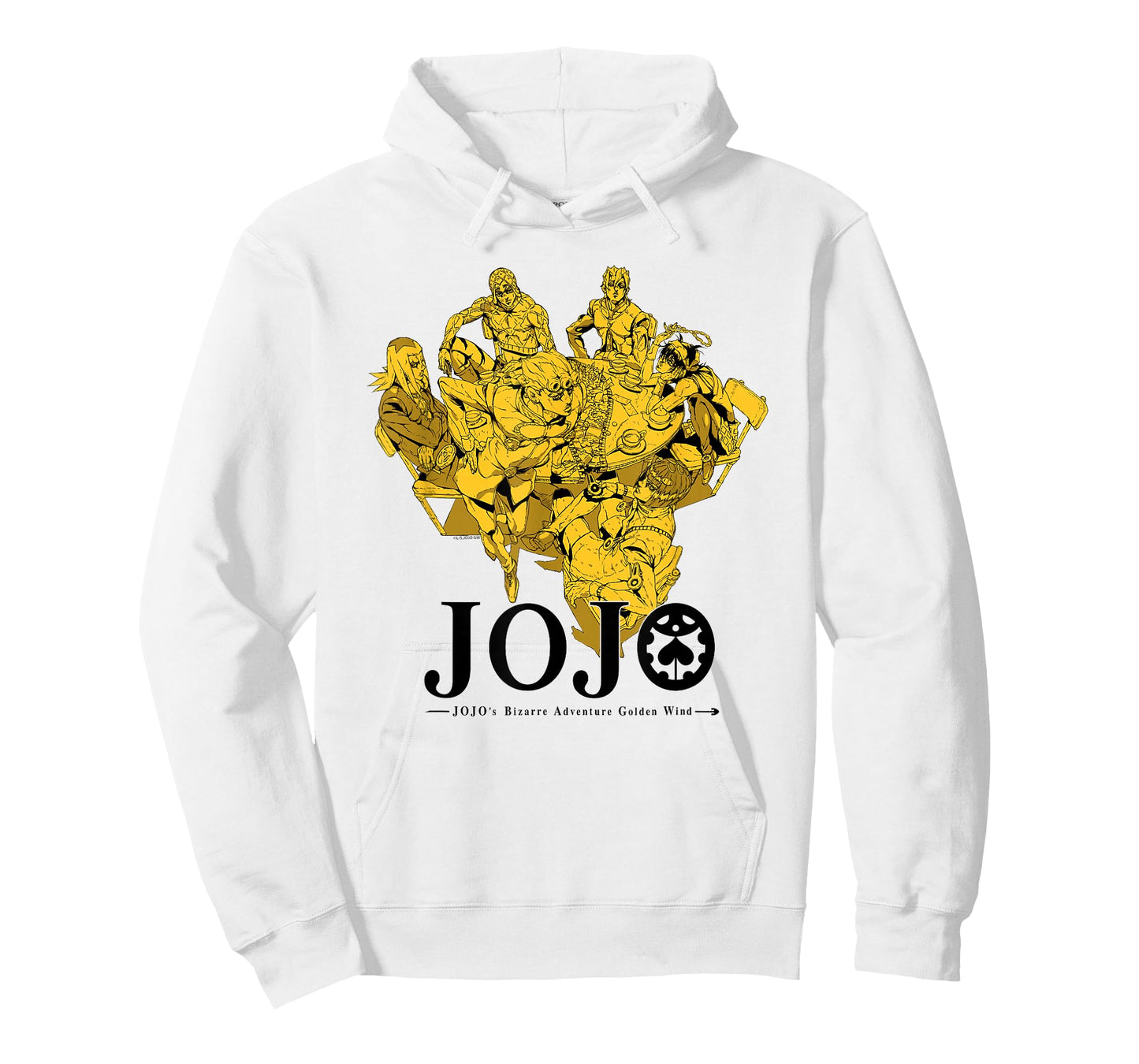 JoJo's Bizarre Adventure Golden Wind Bruno's Gang Gold Anime T-Shirt
