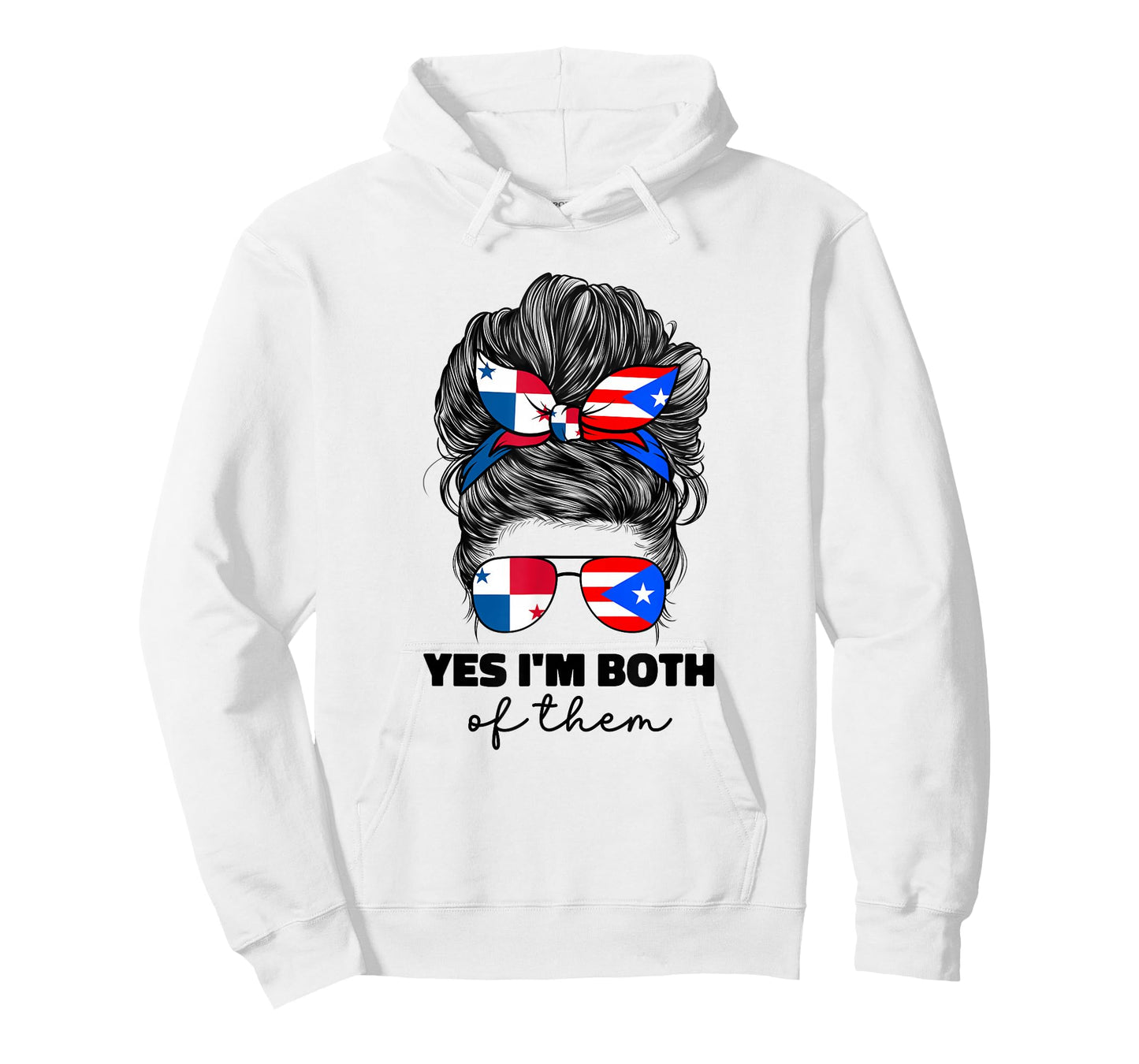 Half Panamanian And Puerto Rican Rico Panama Flag Girl Women T-Shirt