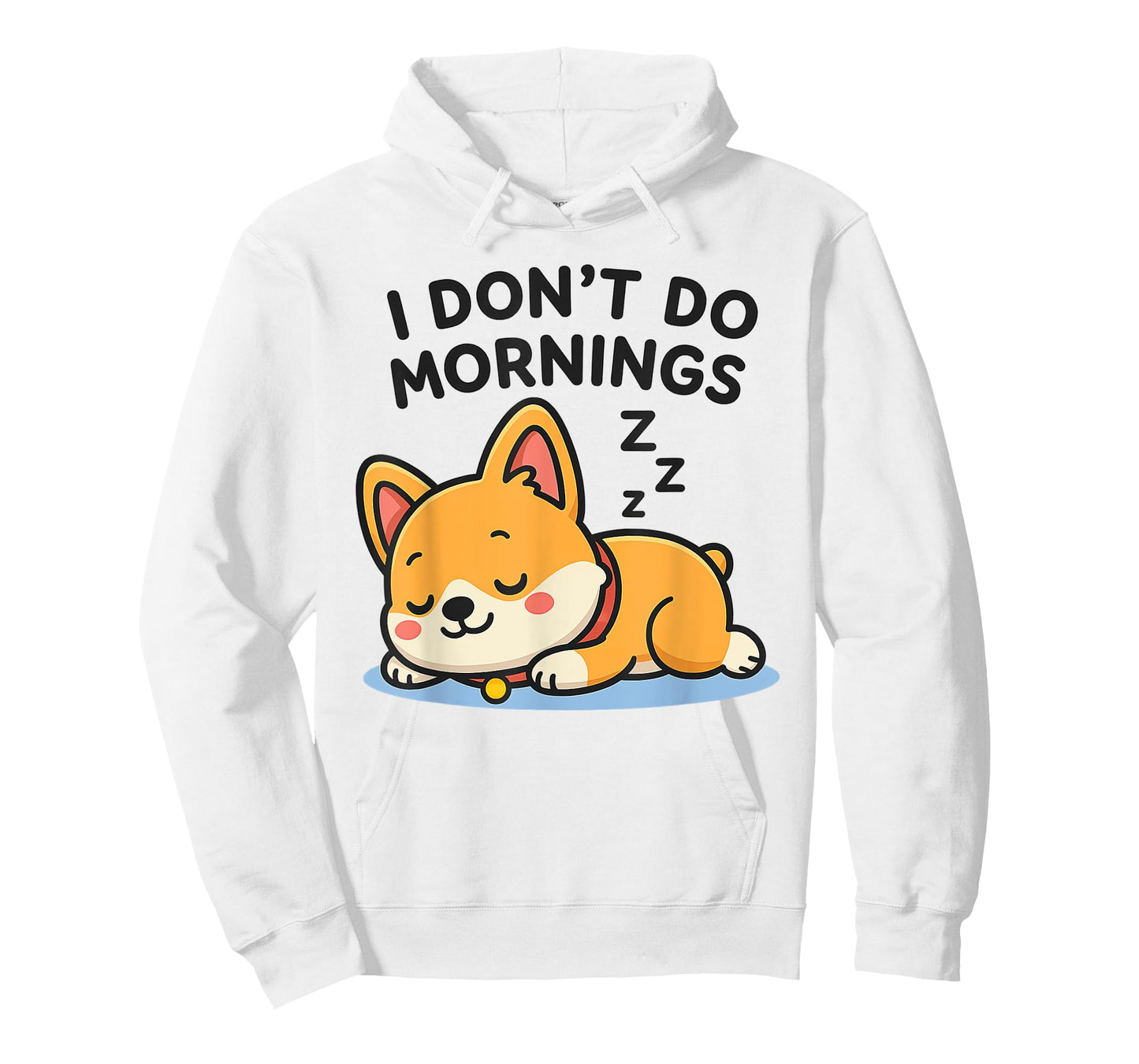 I Don't Do Mornings Funny Dog Sleeping T-Shirt