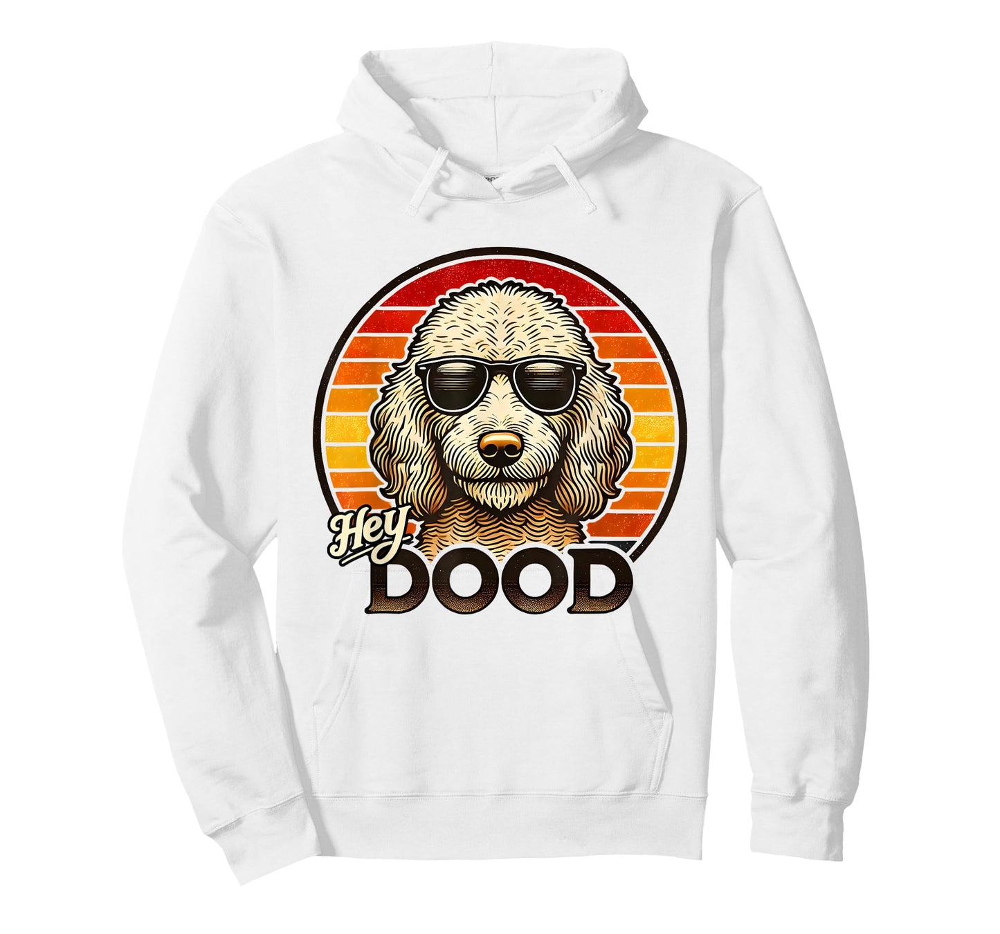 Hey Dood Cute Funny Vintage Retro Dog Goldendoodle Gift Idea T-Shirt