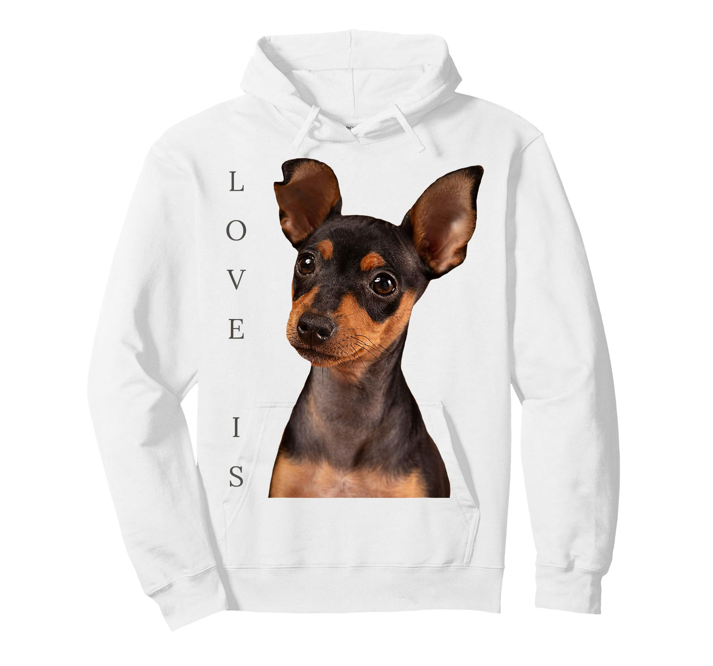 Miniature Pinscher Shirt Min Pin Mom Dad Dog Love Is Funny T-Shirt