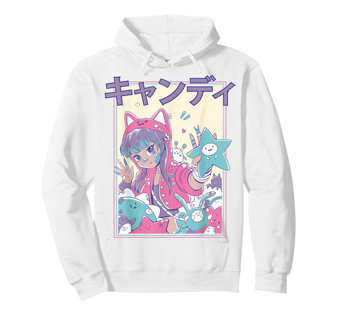 Candycore Girl Cute Pink Pastel Kawaii Anime Aesthetic #8 T-Shirt