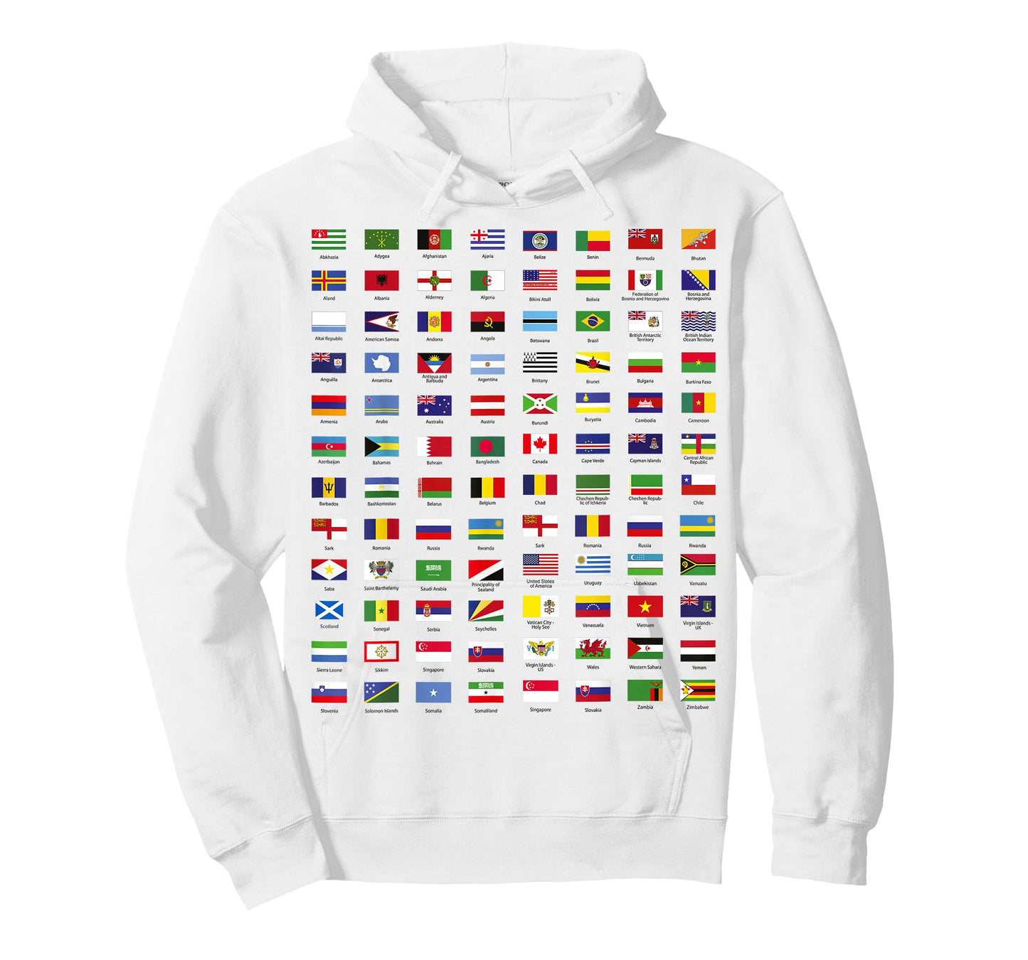All Countries Flags of The World 287 Flag Trip International T-Shirt