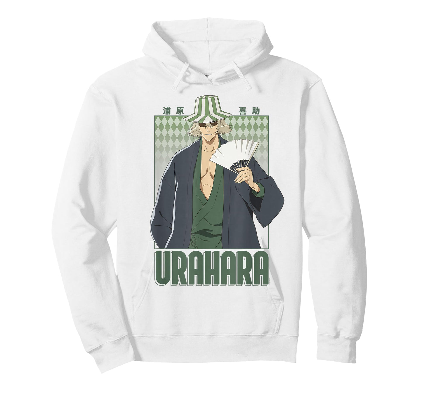 BLEACH Thousand Year Blood War Urahara Diamond Pattern Anime T-Shirt