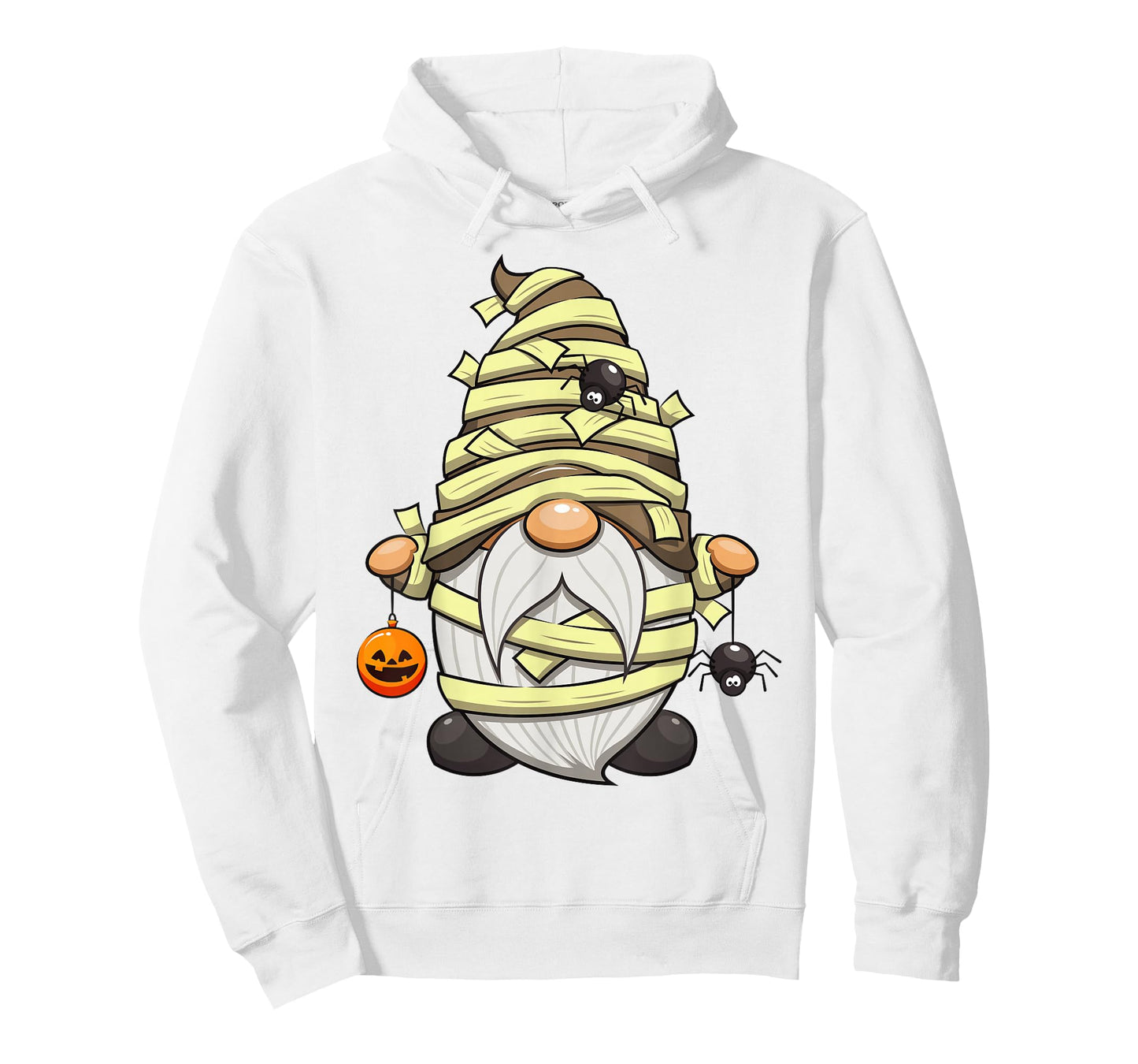 Funny Mummy Gnome with Jack O' Lantern Halloween Gnome T-Shirt