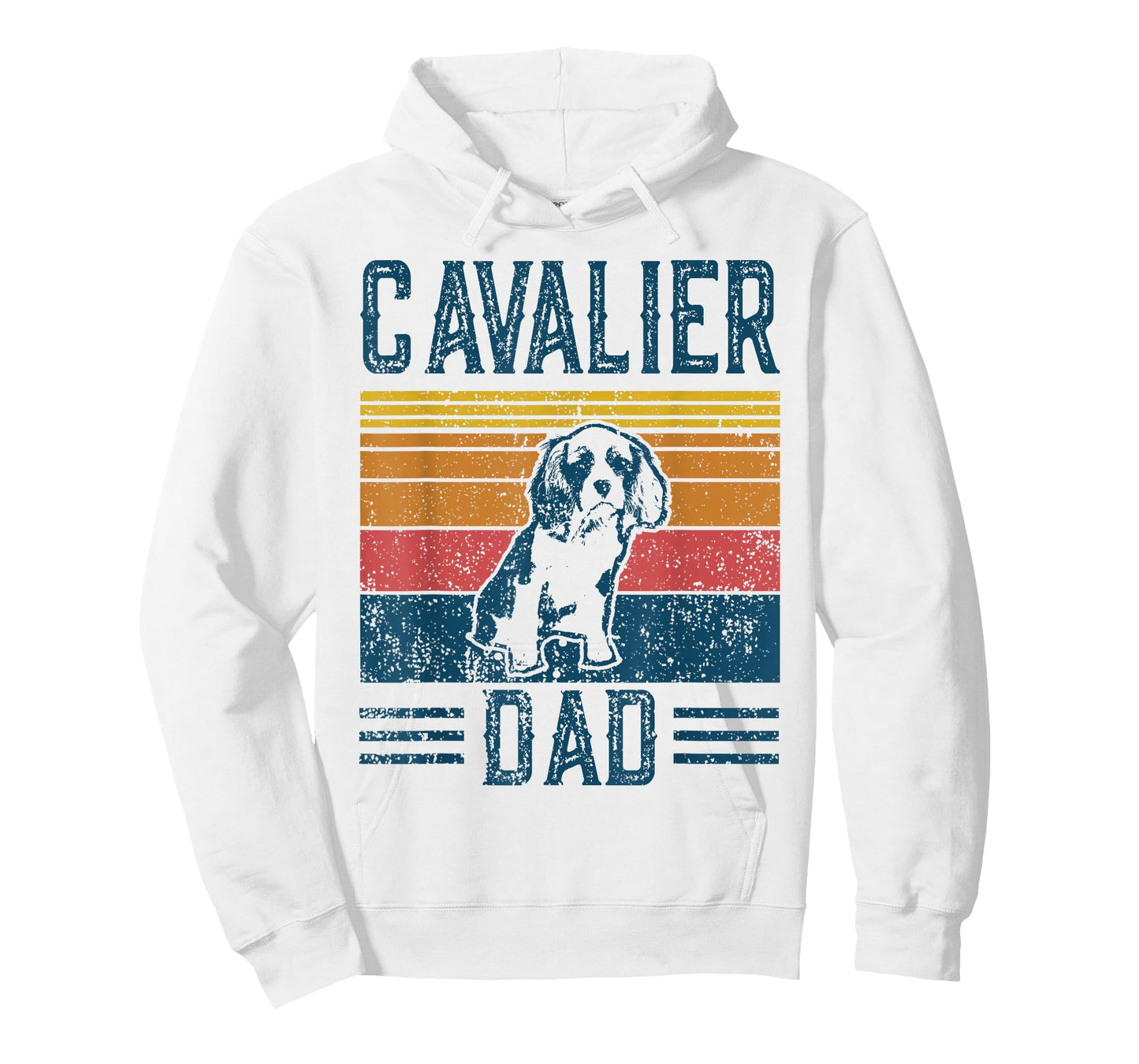 Dog | Cavalier King Charles Spaniel - Vintage Cavalier Dad T-Shirt