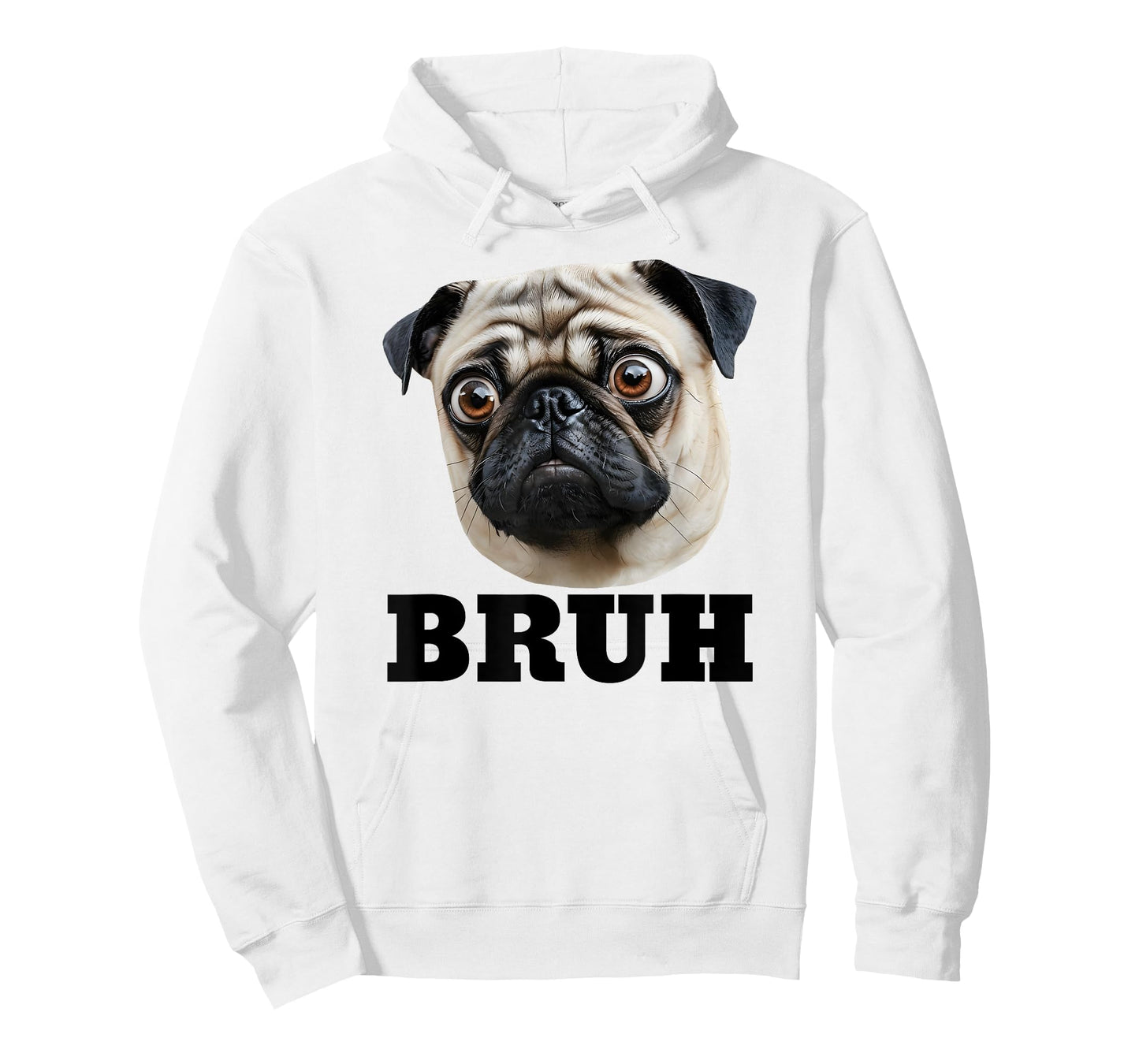Funny Pug Bruh Silly Puppy Dog Lover T-Shirt