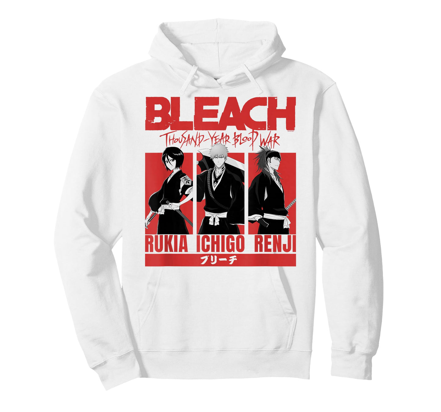 BLEACH: Thousand Year Blood Rukia Ichigo Renji Blocks Anime T-Shirt