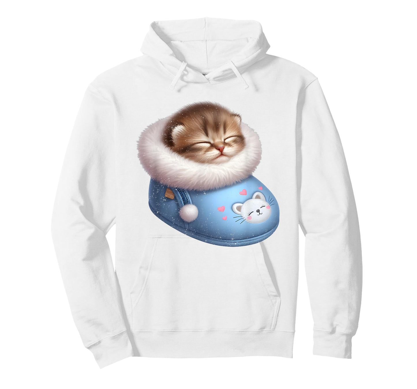 Sleeping Cat in Slipper T-Shirt