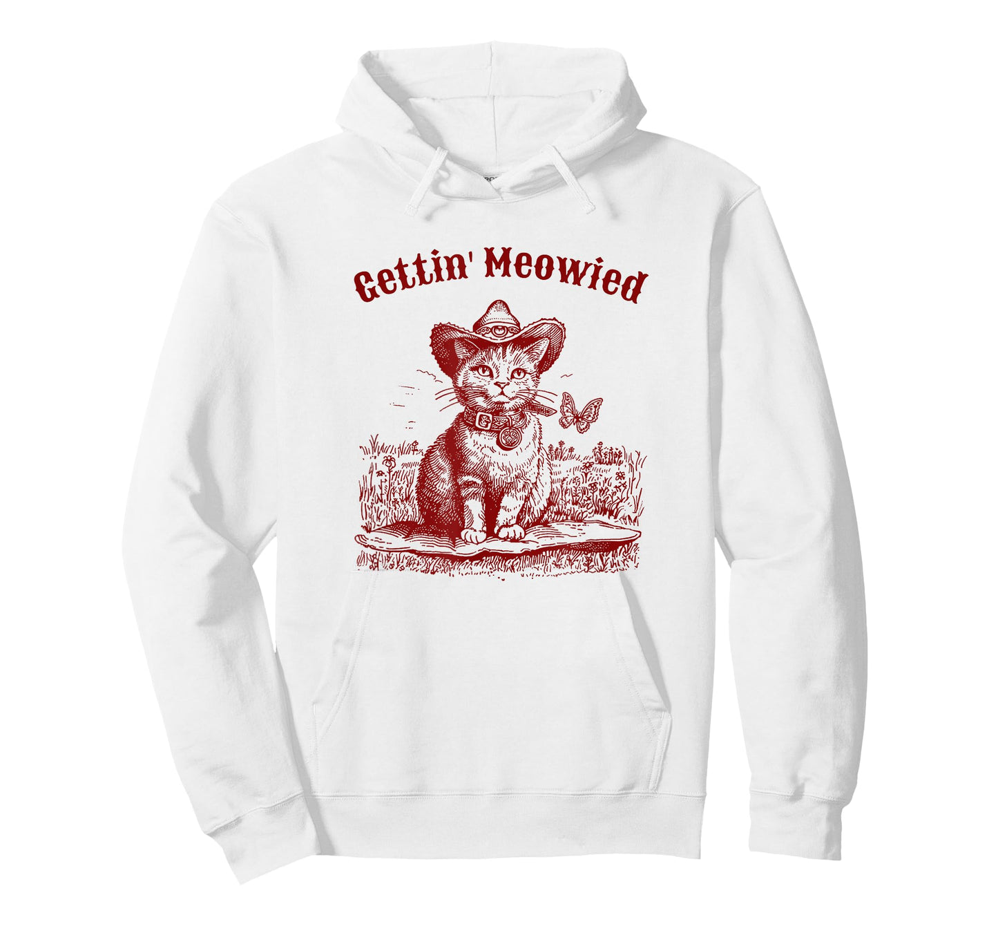 Meowdy Bachelorette Party Cowgirl Cowboy Cat Bridal Squad T-Shirt
