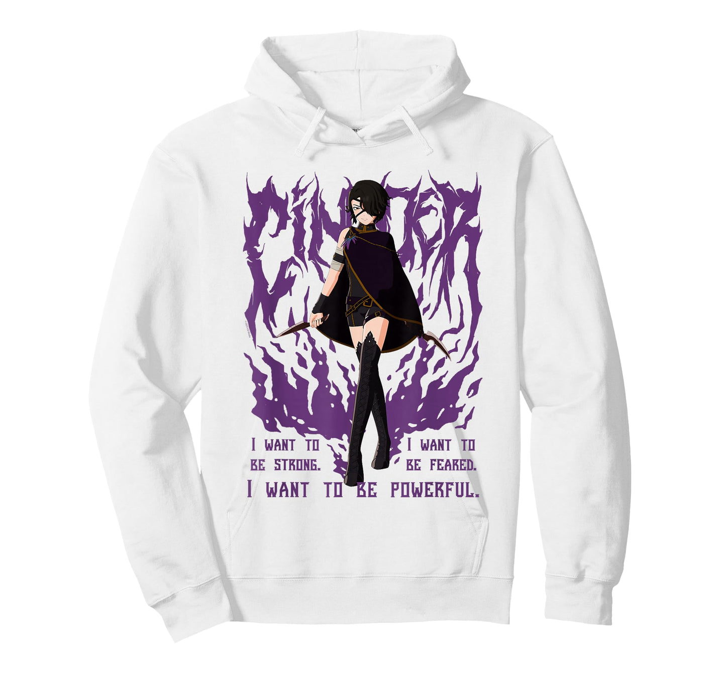 RWBY Cinder Fall Heavy Metal Anime Cartoon T-Shirt