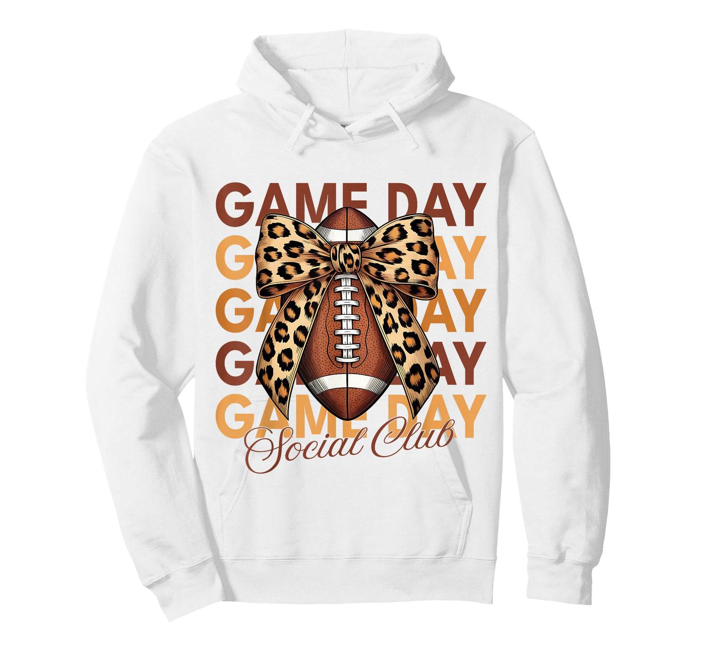 Football Coquette Bow Touchdown Season Game Day Sports Lover T-Shirt