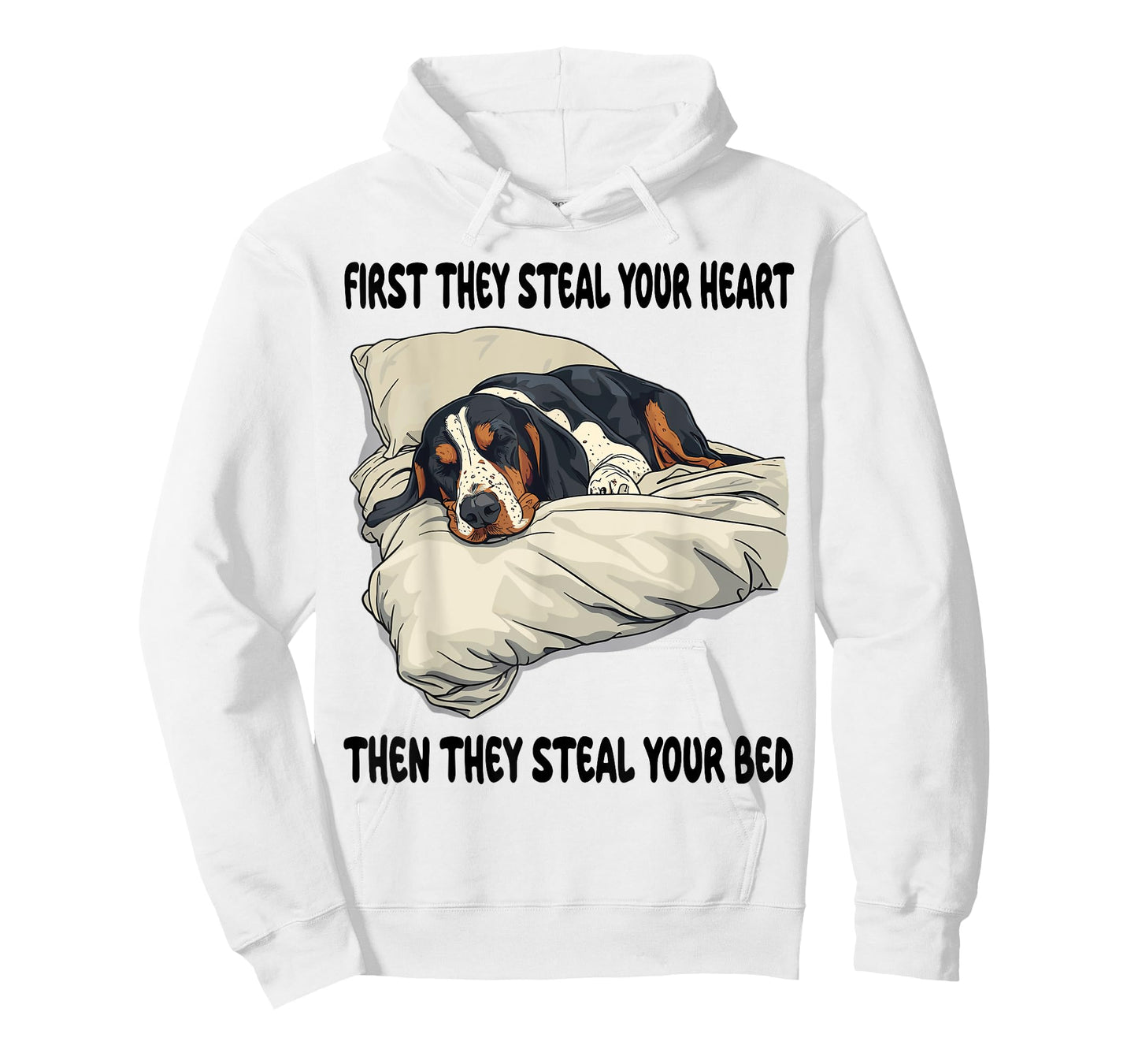 Bluetick Coonhound Sleeping Pajamas Nightgown T-Shirt