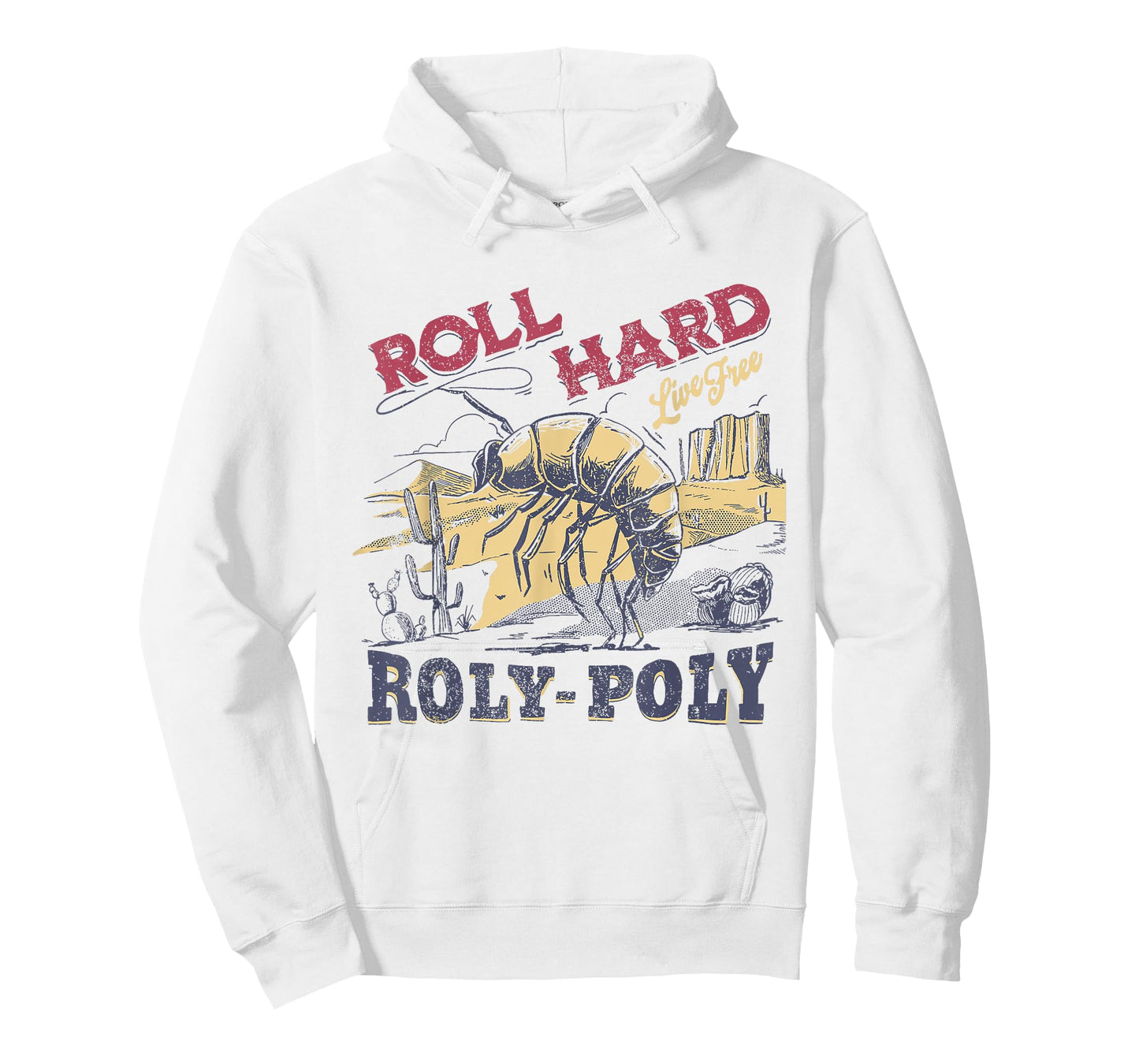 Roly Poly Western Rodeo Cowboy Dung Beetle T-Shirt