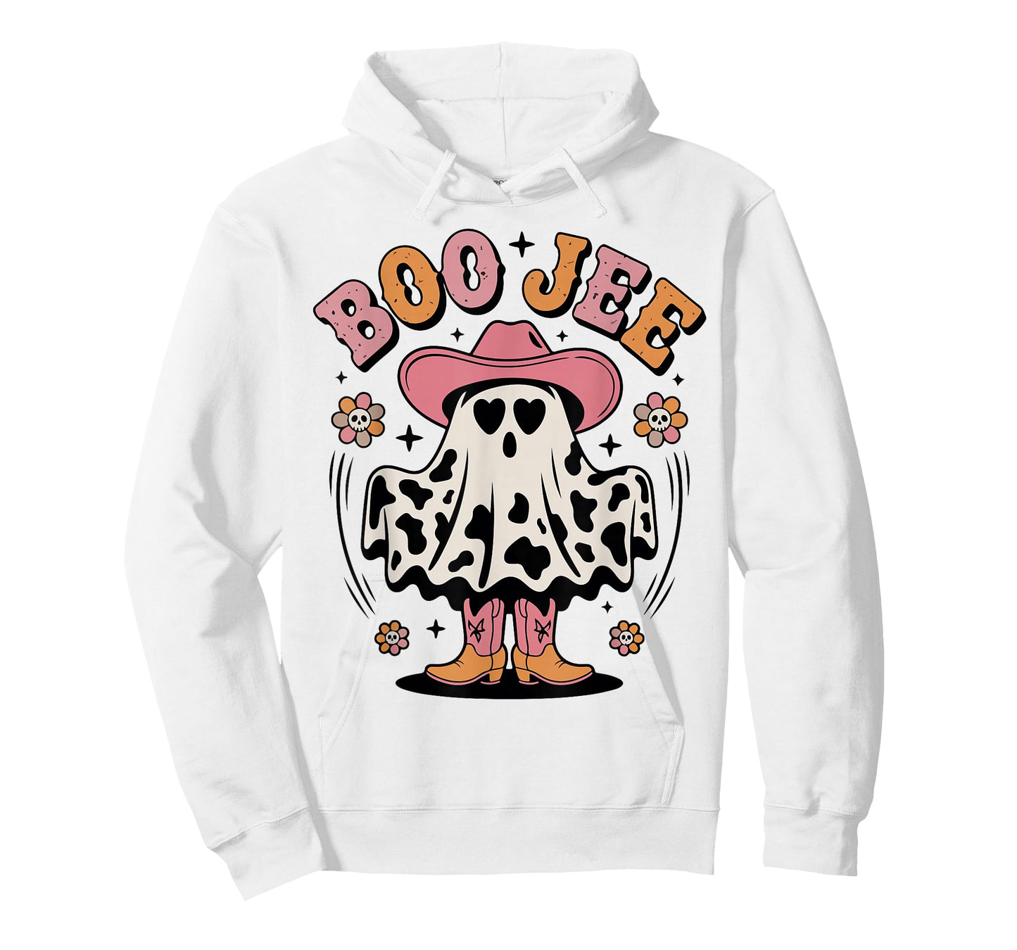 Halloween Boo JEE Ghost Cowgirl Cute Teen Girl Toddler Women T-Shirt