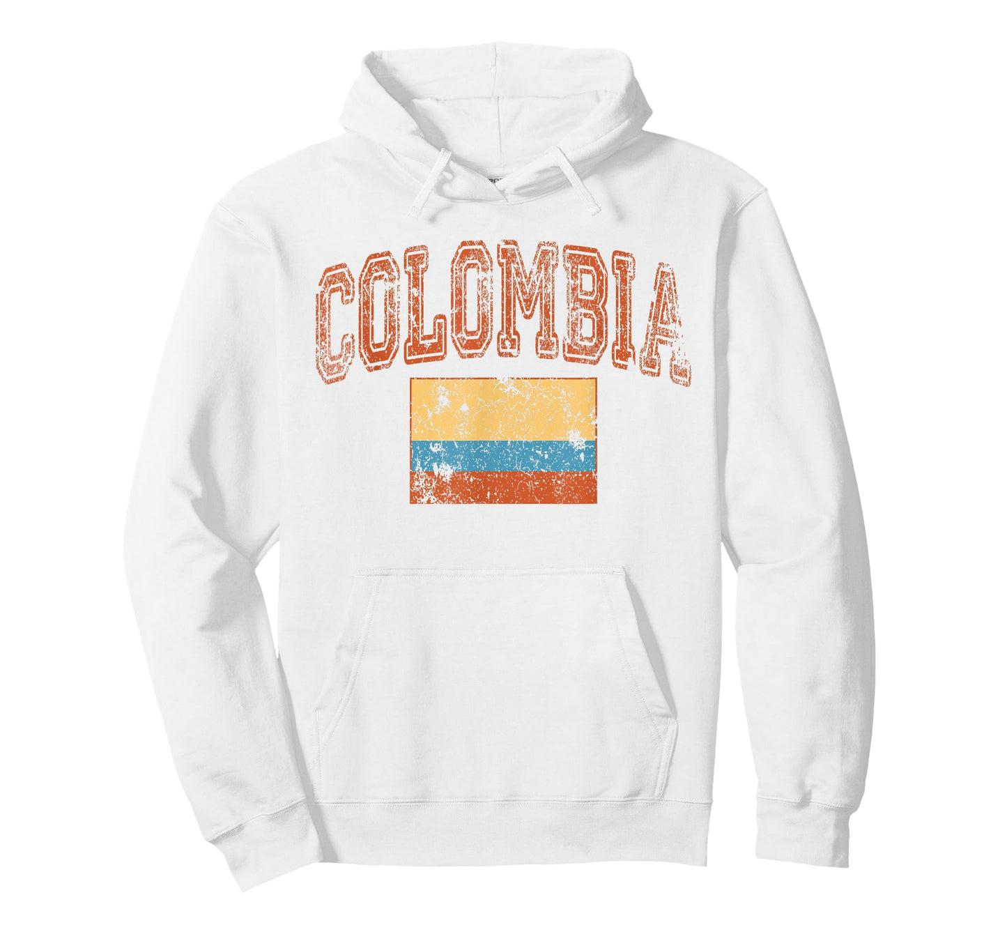 Vintage Retro Faded Colombia Flag Colombian Pride T-Shirt