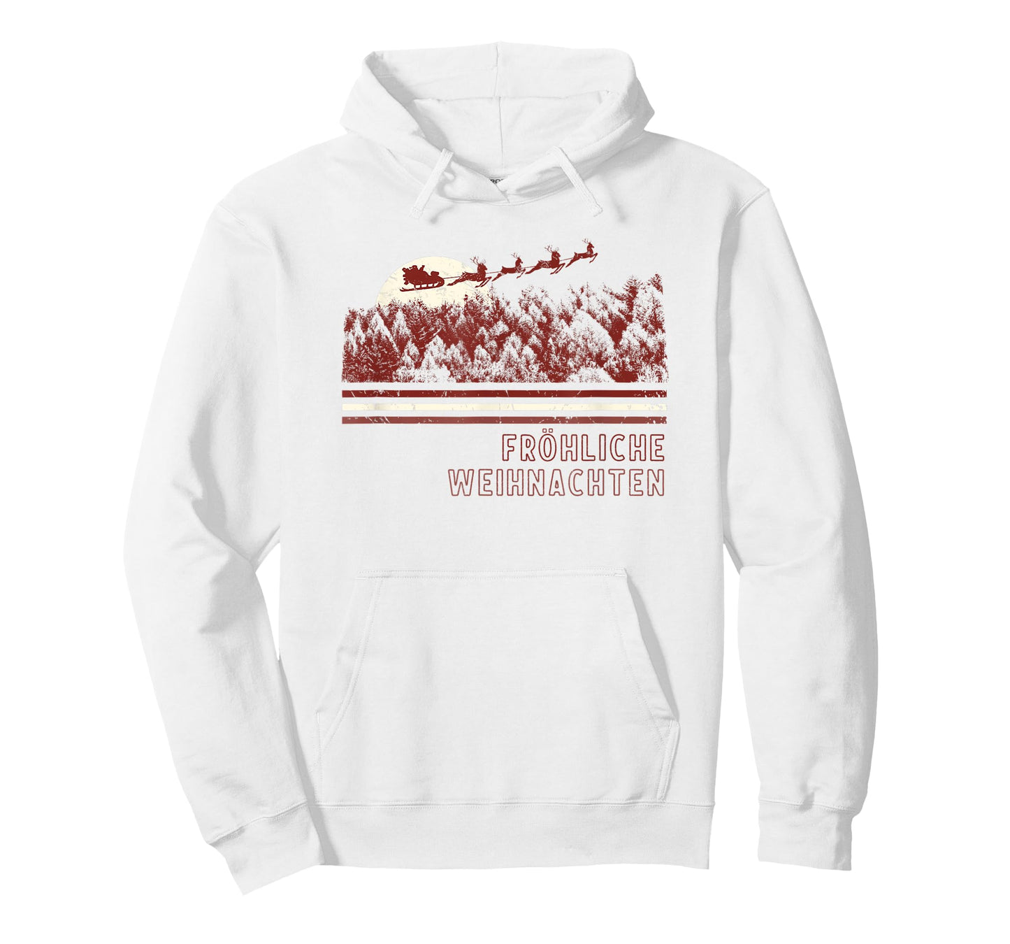 German Christmas Market Retro Santa T-Shirt