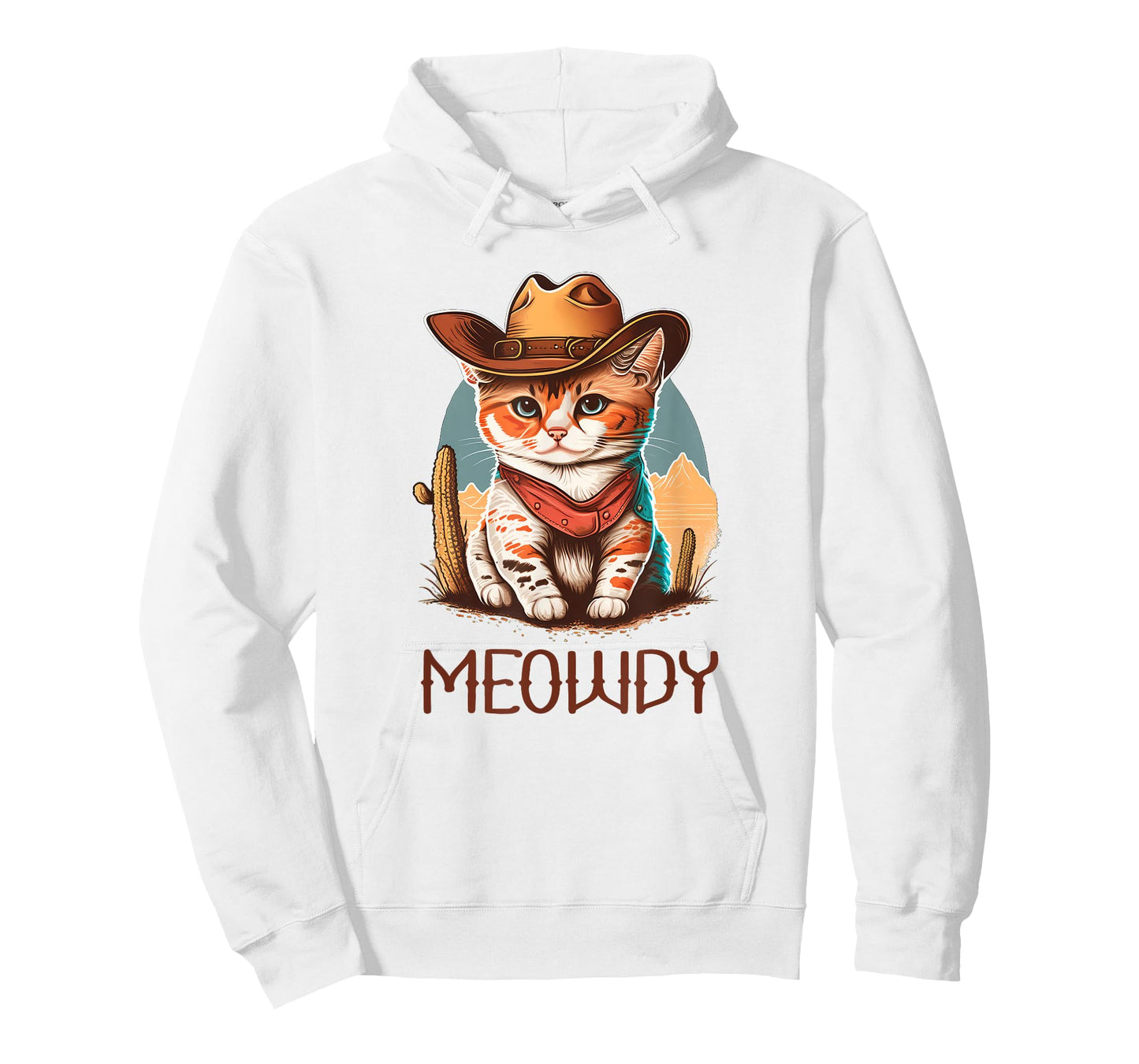 Meowdy Cat Funny Howdy Meme Western Cowboy Kitten T-Shirt