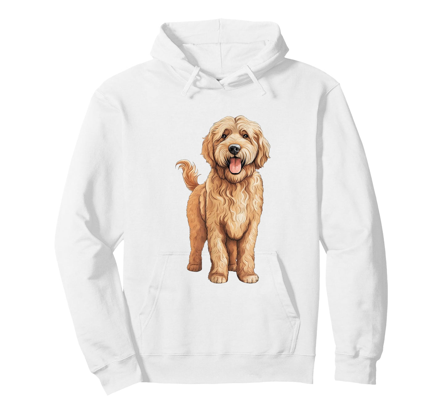 Adorable Labradoodle Illustration for Dog Lovers T-Shirt