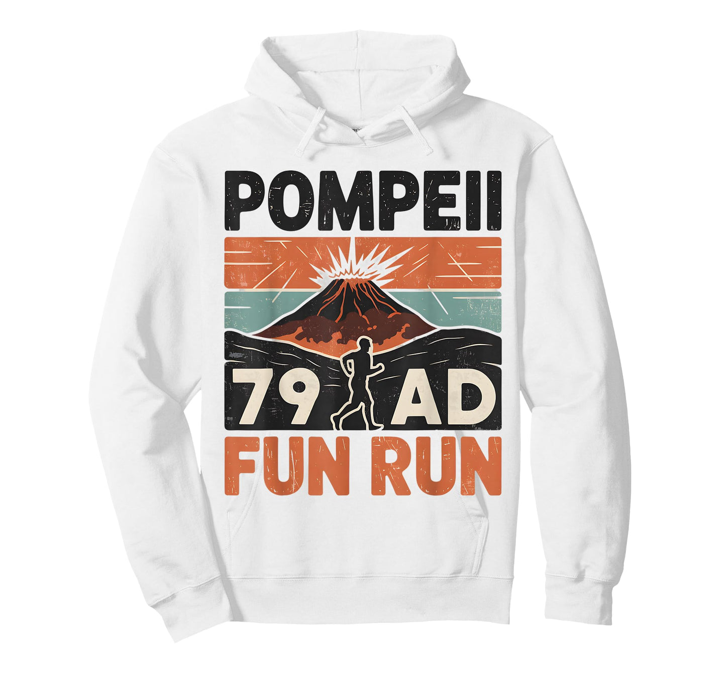 Pompeii Fun Run Geography Volcanologist Volcanology T-Shirt