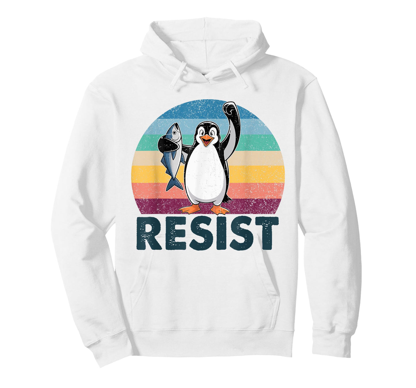 Resist Penguin Activism Penguins Protest Against Tarriffs T-Shirt