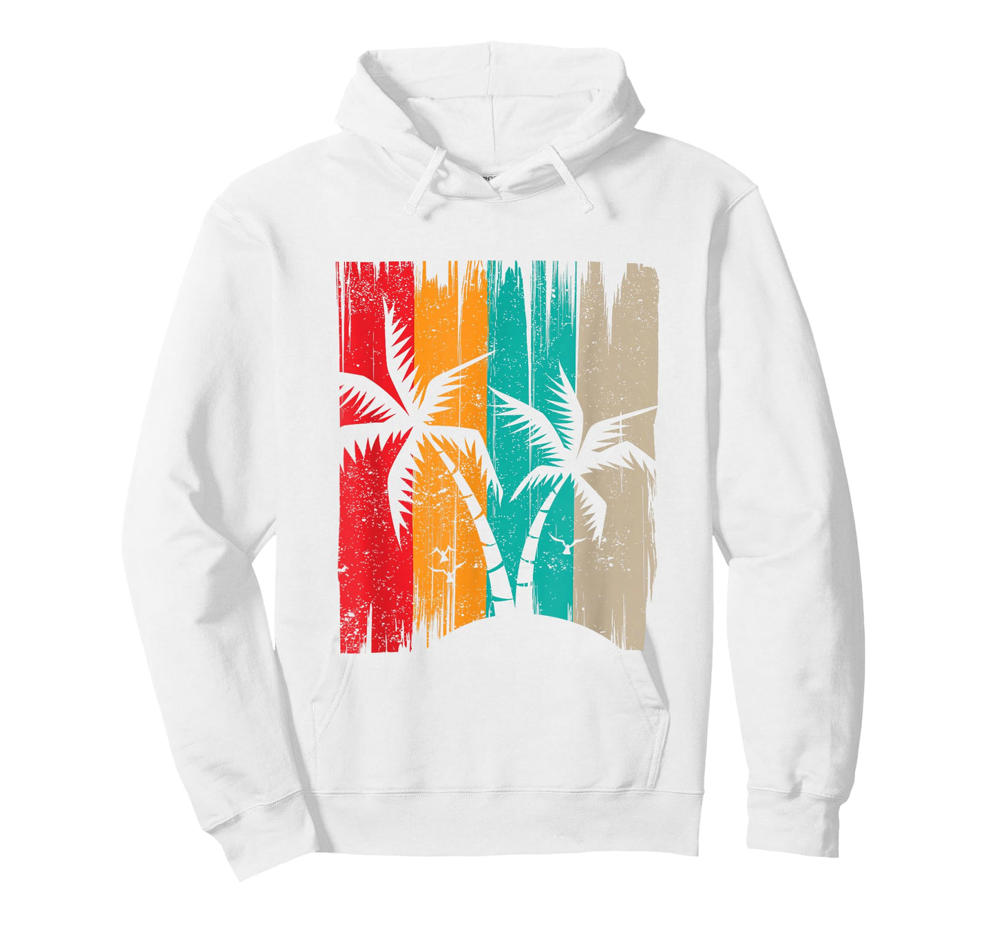 Palm Trees Retro Tropical Summer T-Shirt