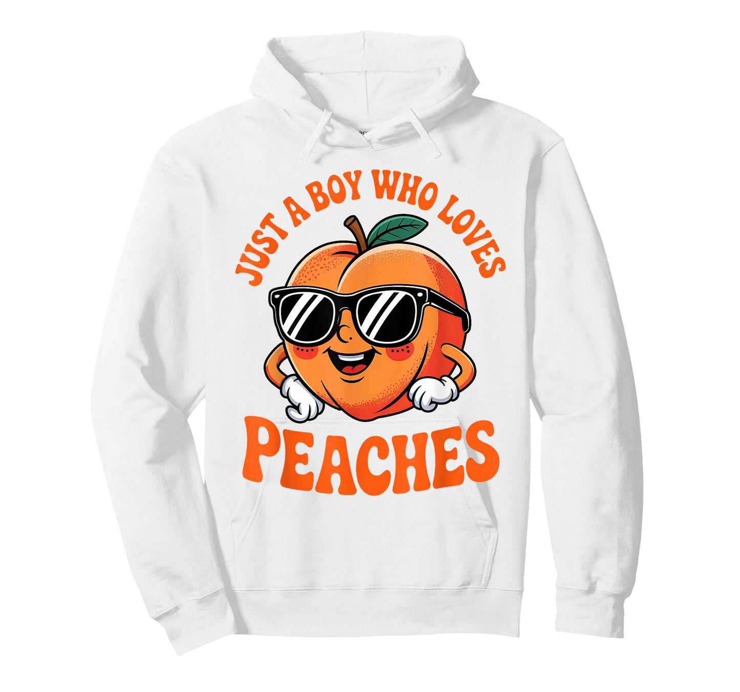 Just a Boy Who Loves Peaches Peach Teen Boys Toddler Kid T-Shirt