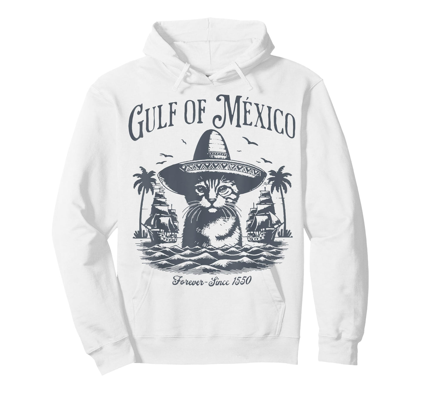 Gulf of Mexico Cat Forever Since 1550 Men Women T-Shirt