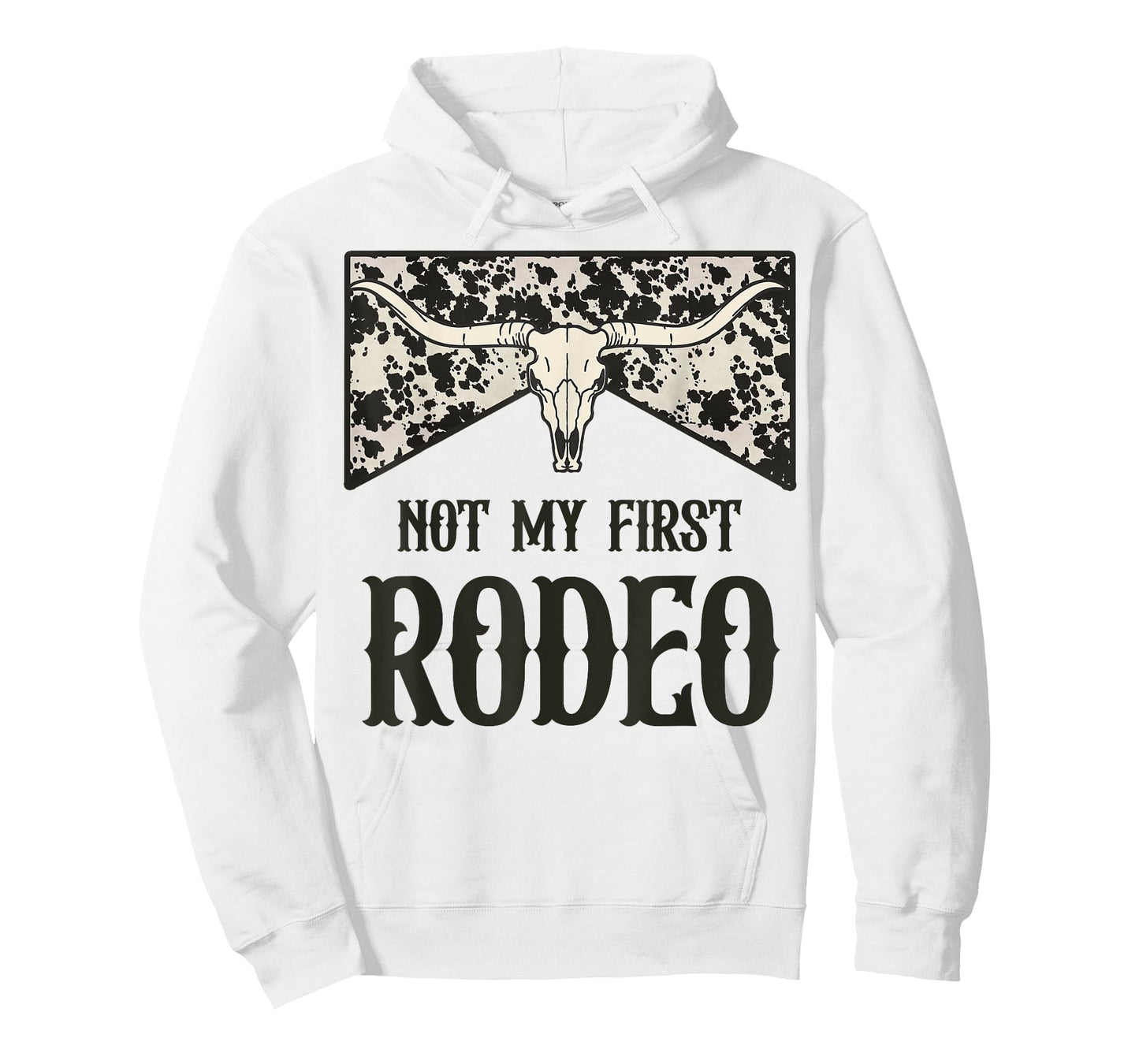 Not My First Rodeo Bull Skull Leopard Western Rodeo Country T-Shirt