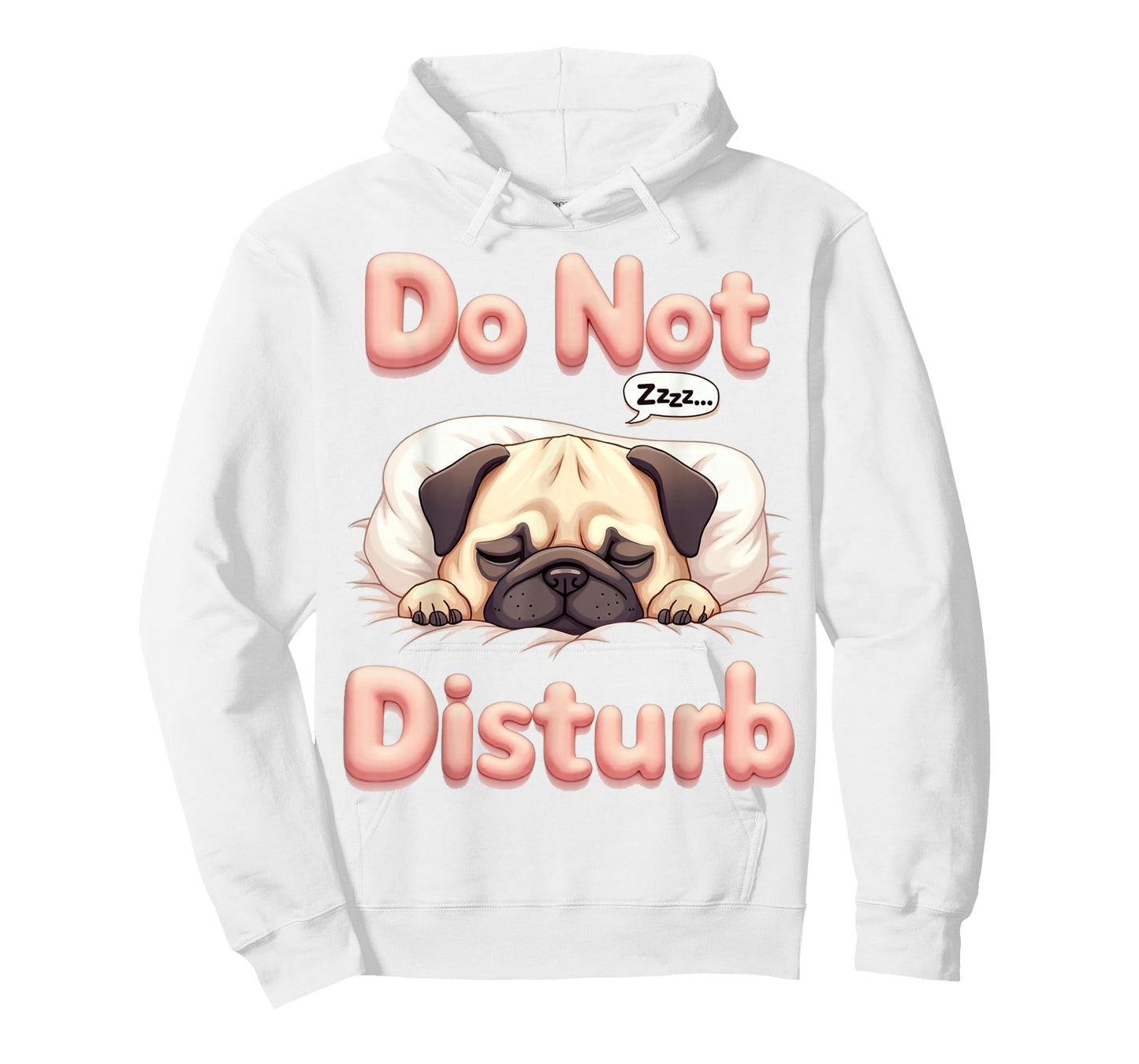 Do Not Disturb Pug Dog Funny Pajamas T-Shirt