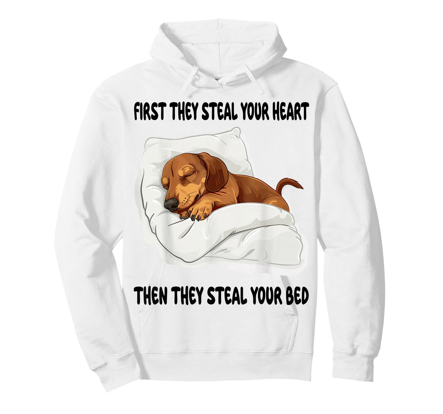 Dachshund Wiener Doxie Sleeping Pajamas Nightgown T-Shirt