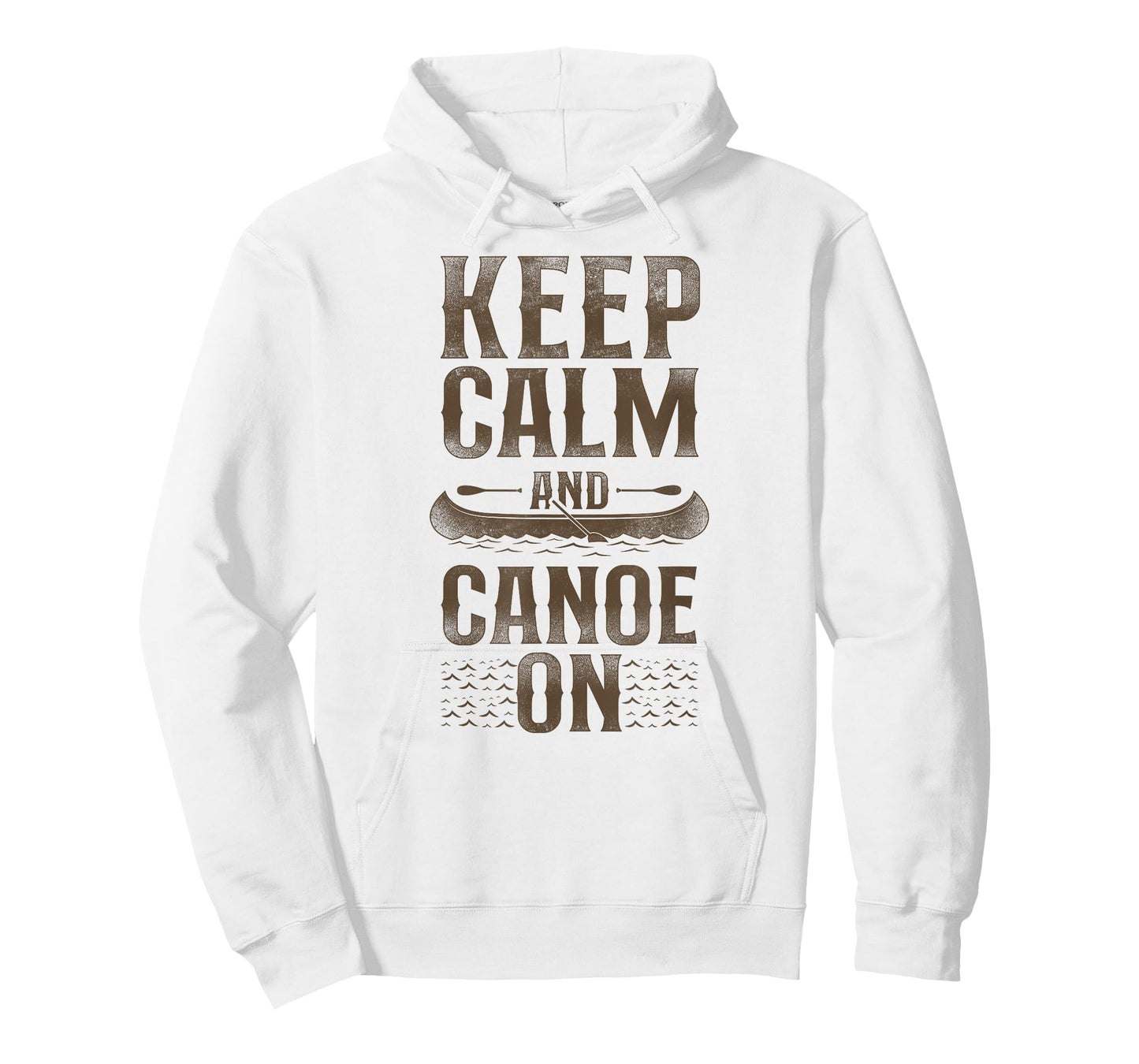 Canoe Canoeing Vintage Keep Calm And Canoe On T-Shirt