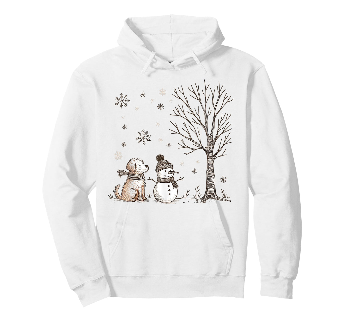 Chillin' With My Snowmies Christmas Snowman Dog Lovers T-Shirt