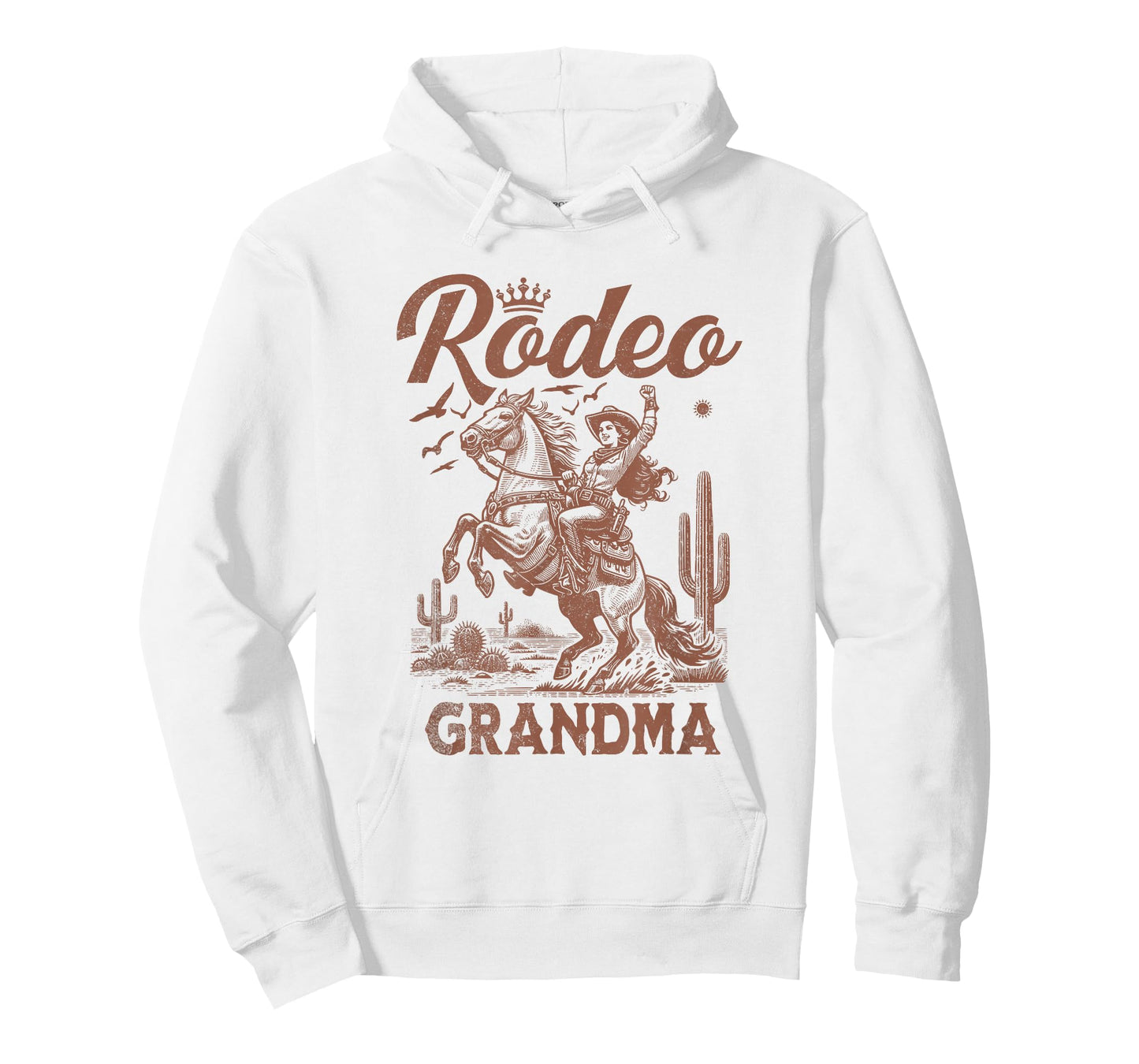 Mother's Day Rodeo Grandma Western Cowboy Family Matching T-Shirt